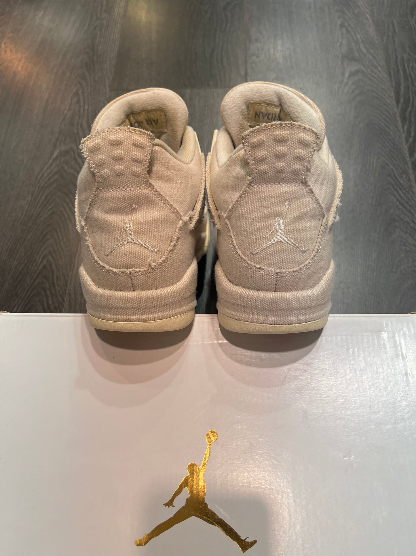 Air Jordan 4 White Canvas