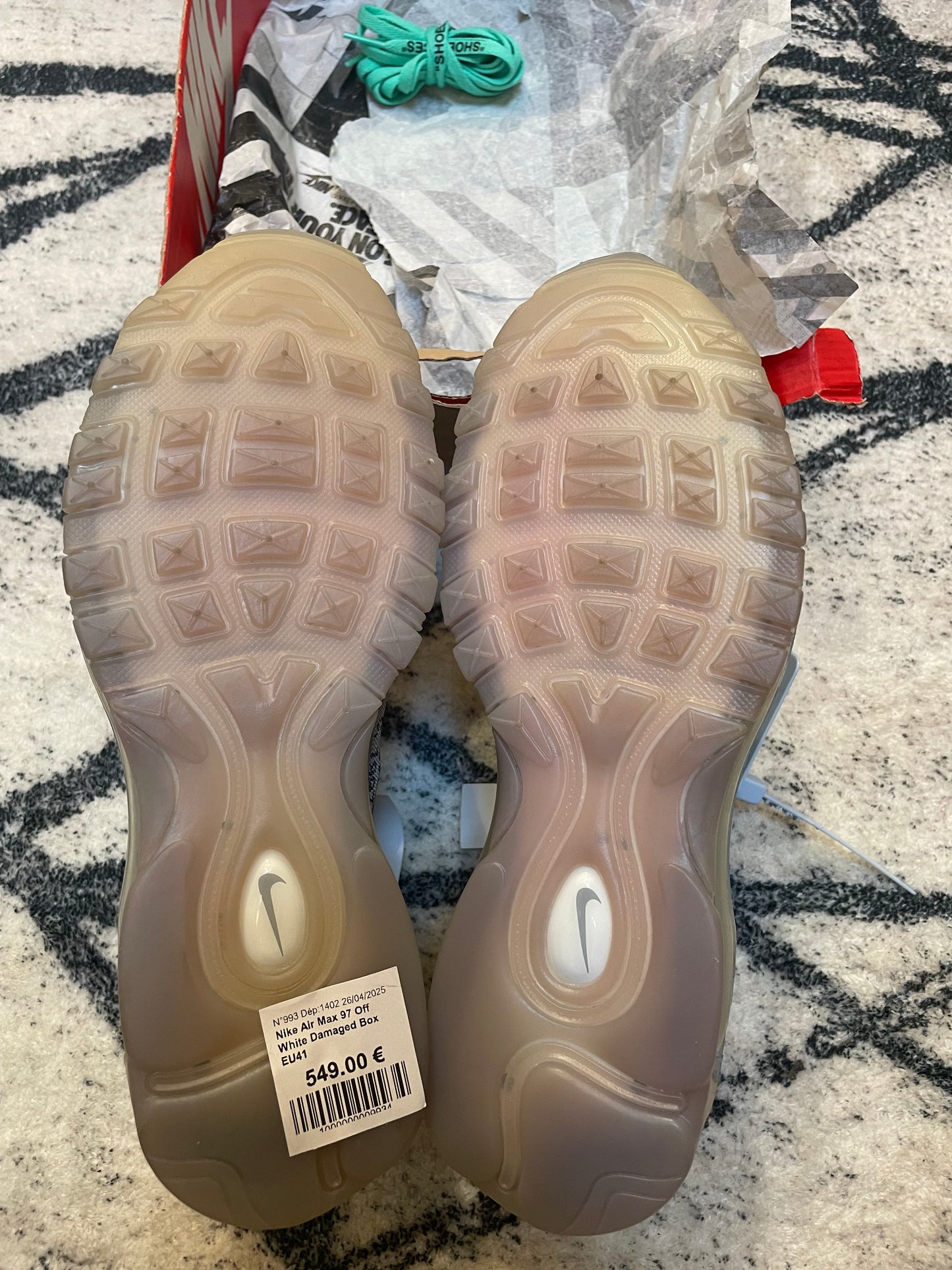 Nike Air Max 97 Off White Menta