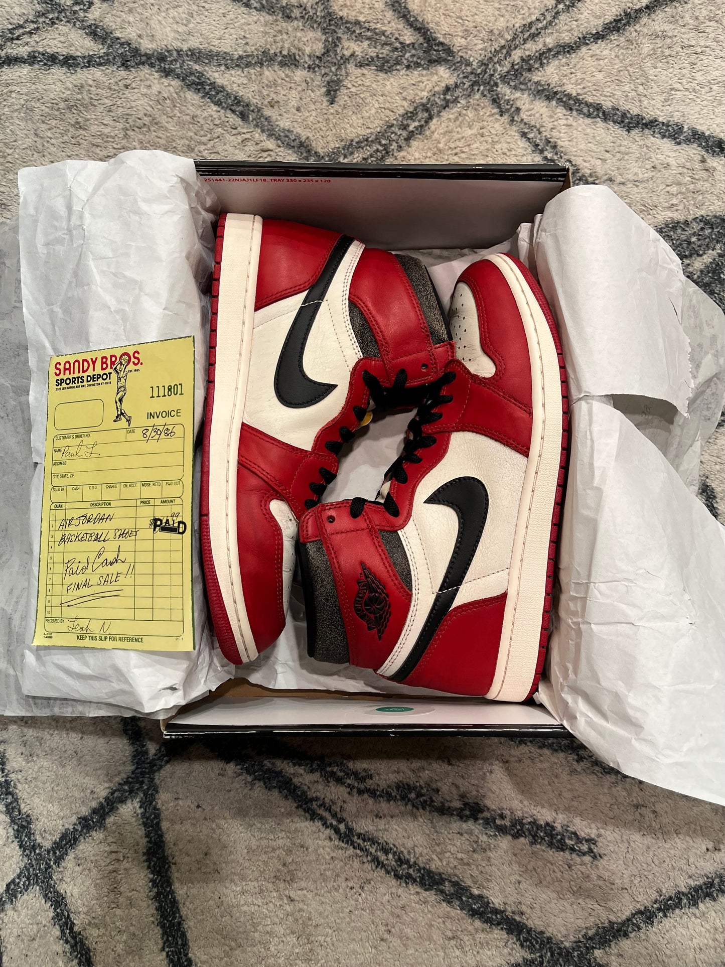 Air Jordan 1 Lost and Found