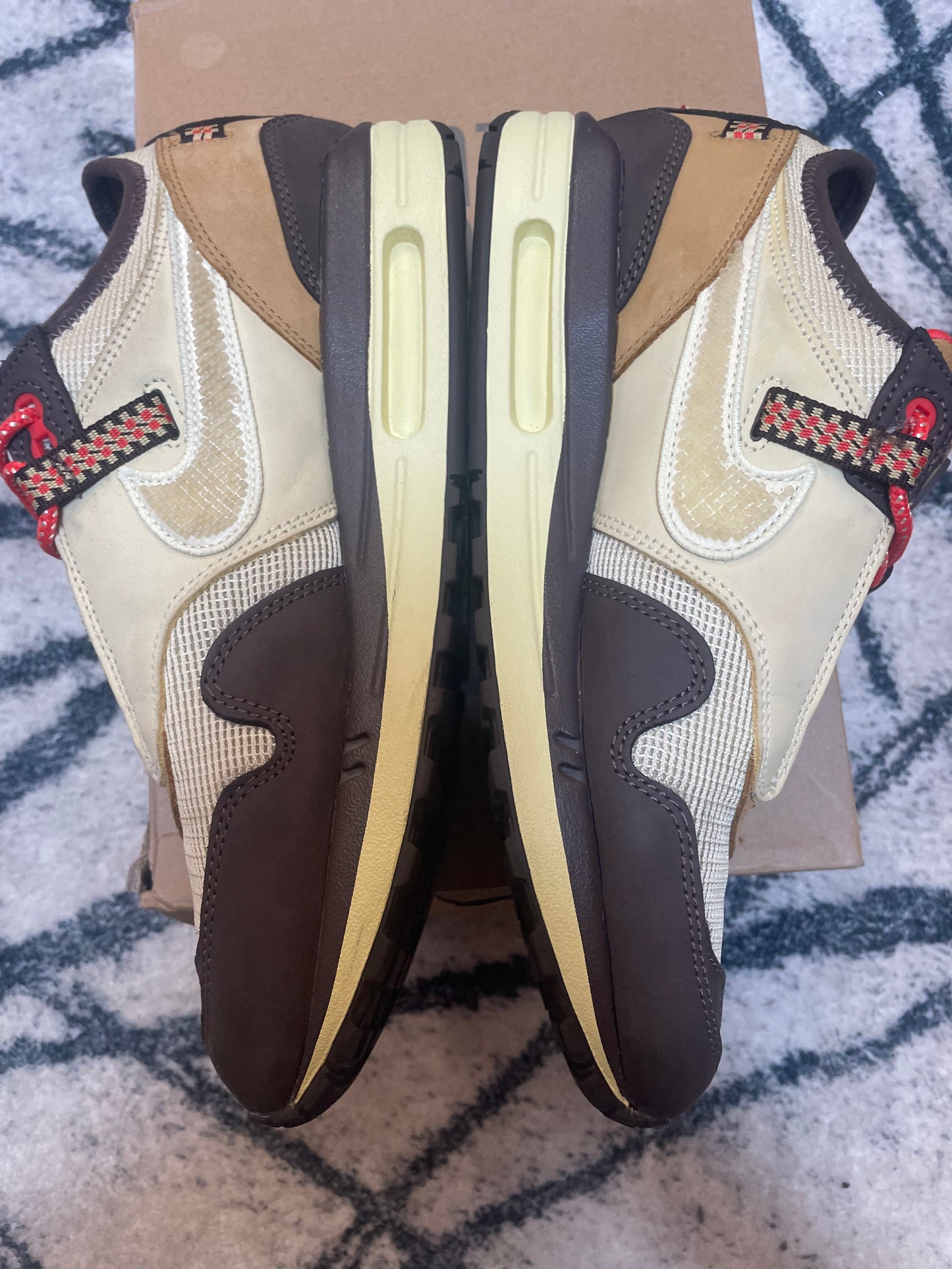Nike Air Max 1 Travis Baroque Brown Og Box