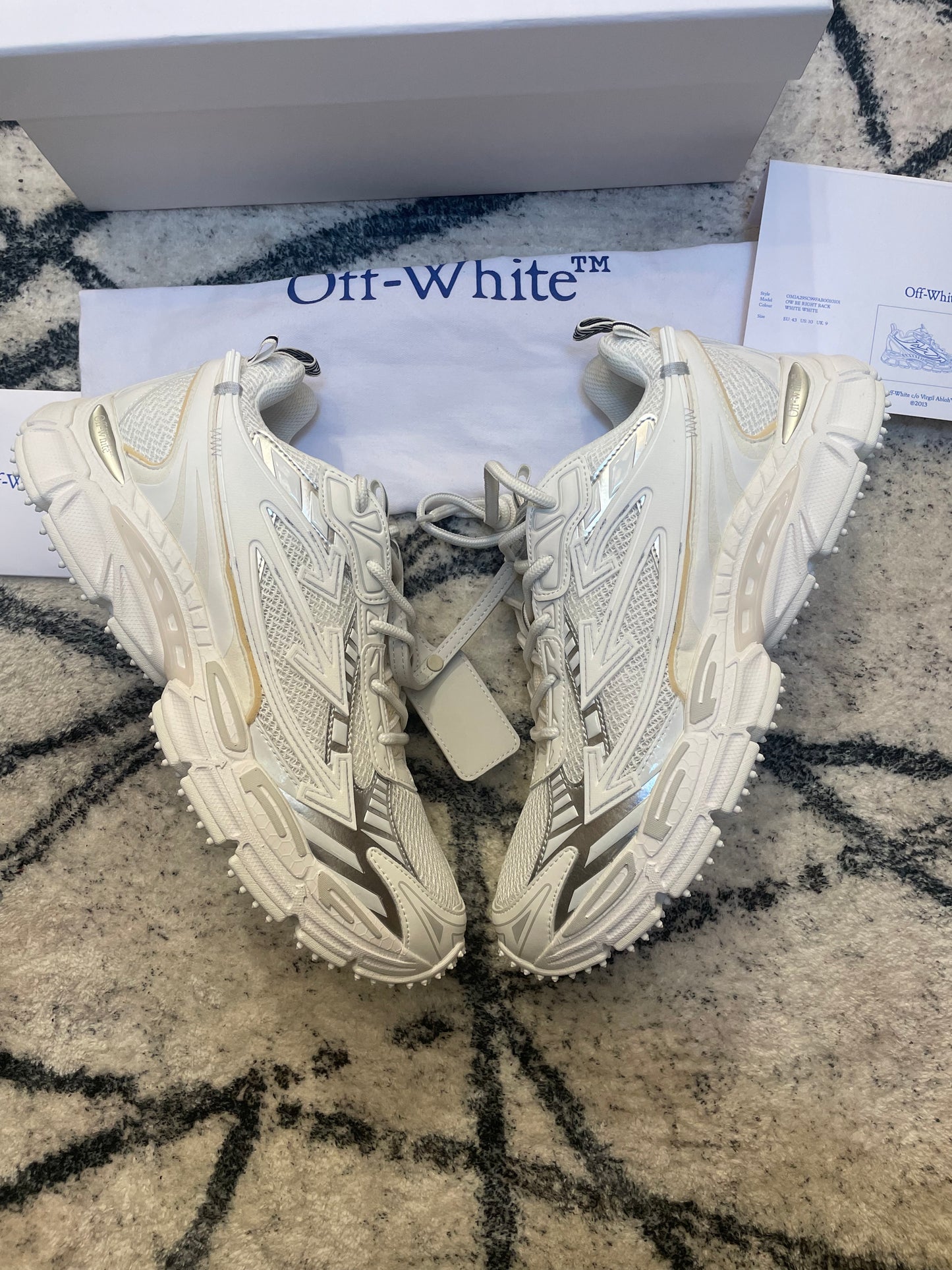 OFF White Be Right Back Grey