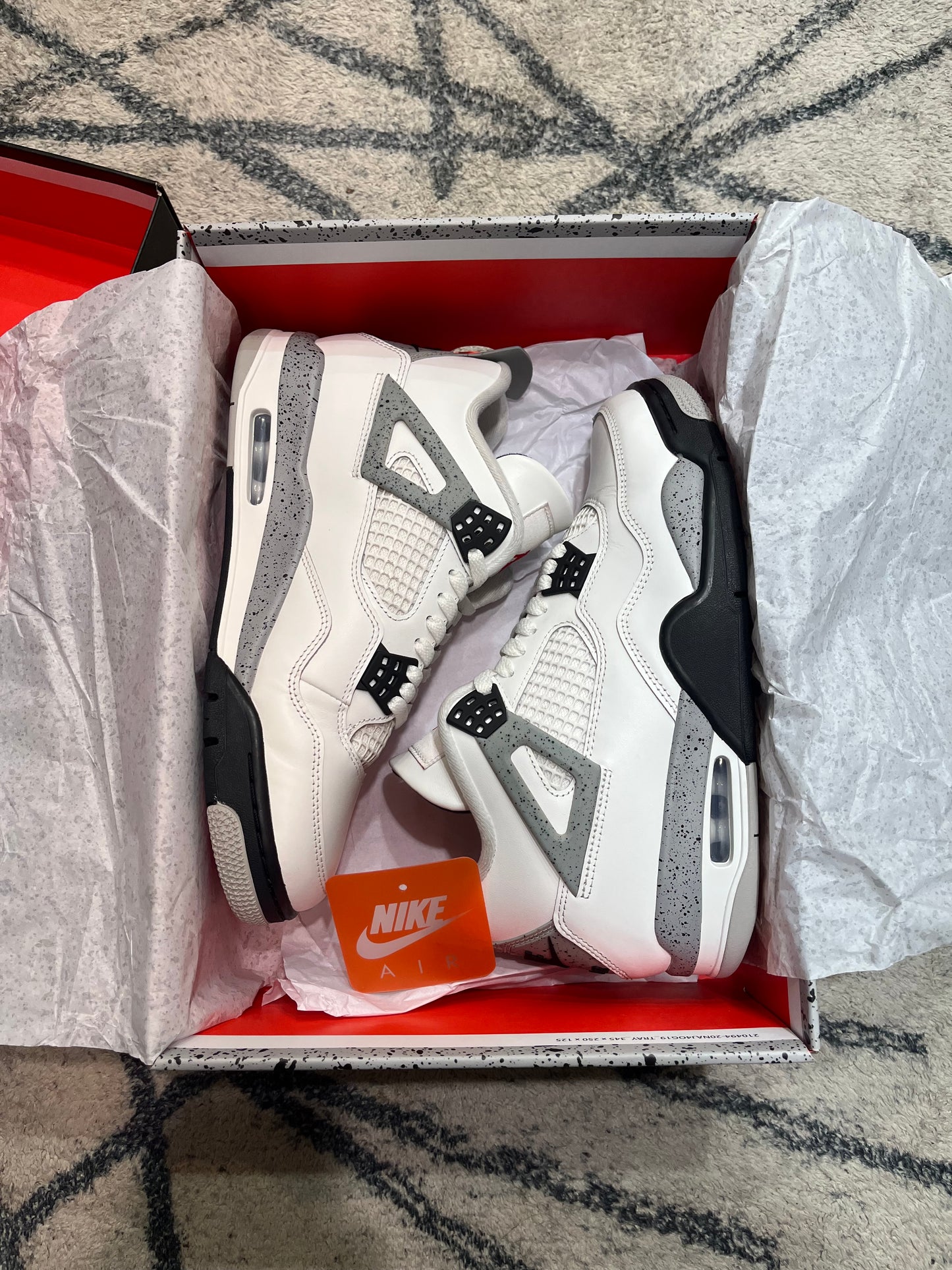 Air Jordan 4 White Cement