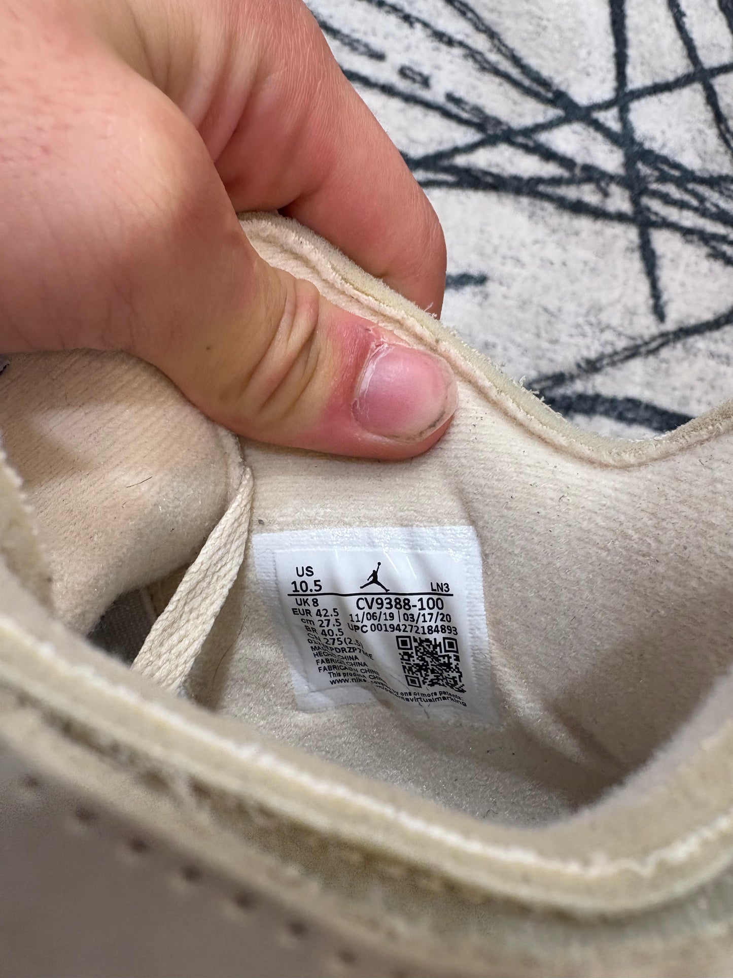 Air Jordan 4 Off White Sail