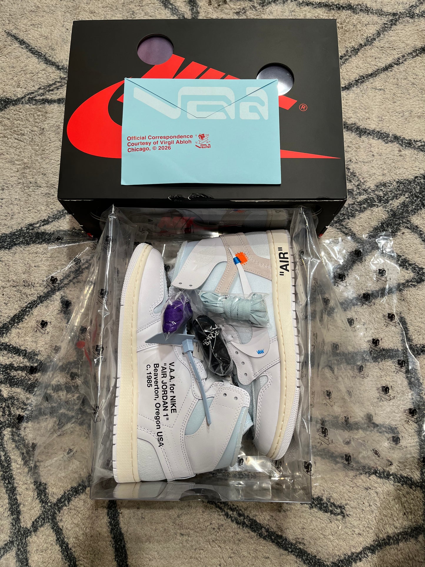 Air Jordan 1 Off White VAA Alaska