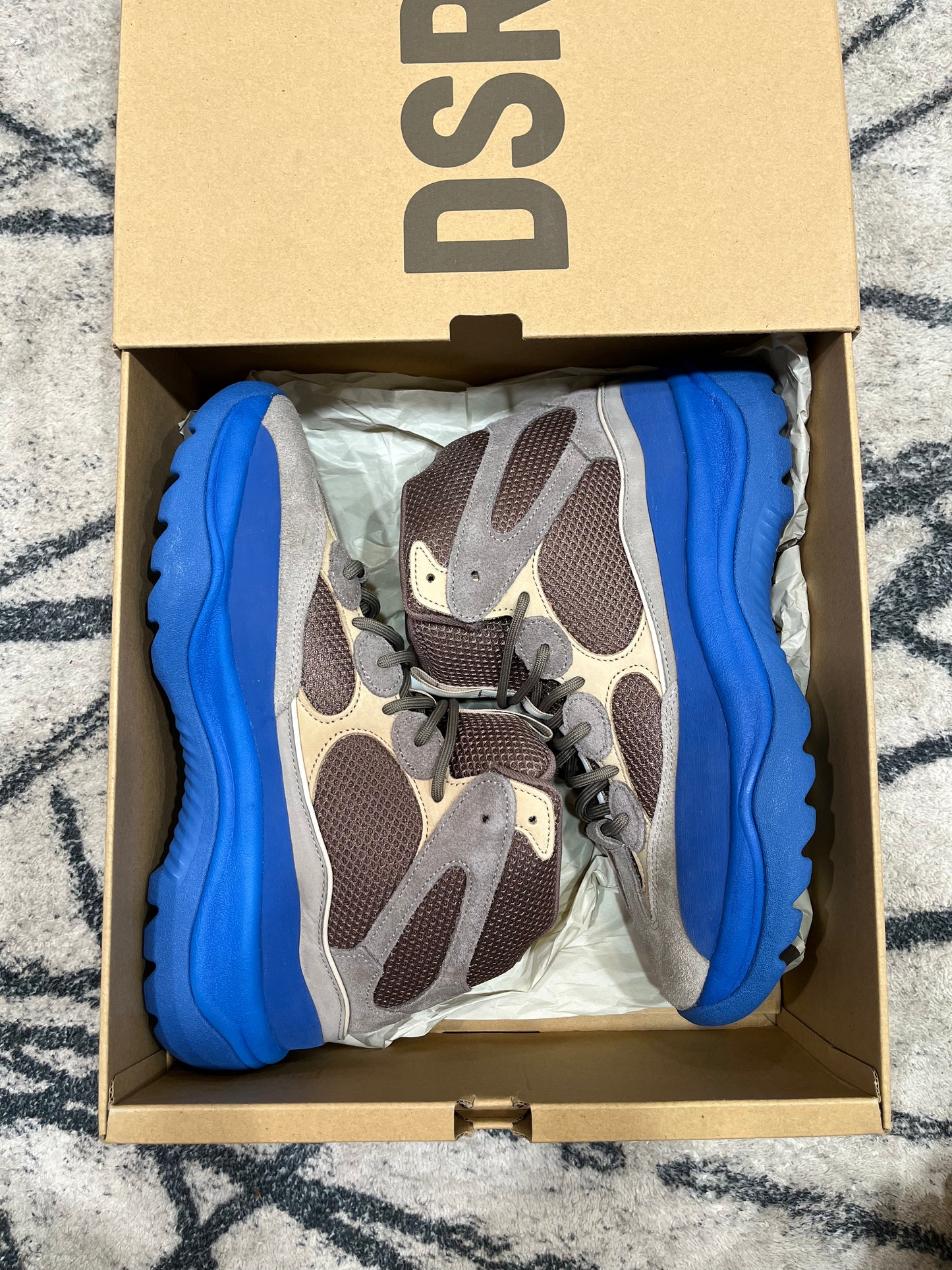 Yeezy Boot Desert Taupe Blue