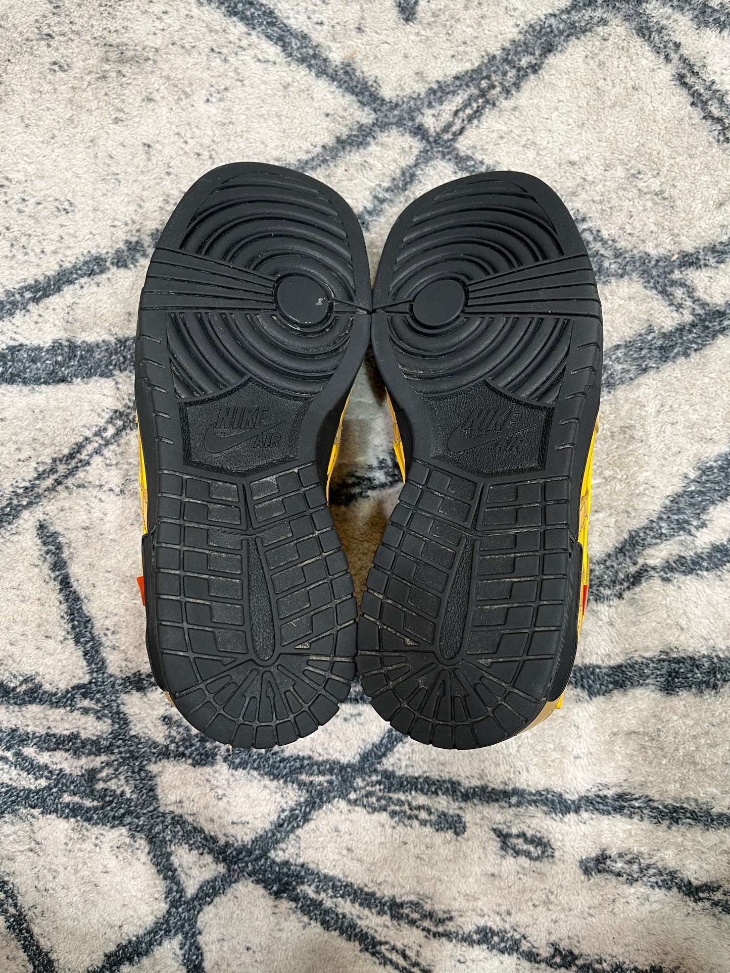 Nike Dunk Rubber Off White Yellow