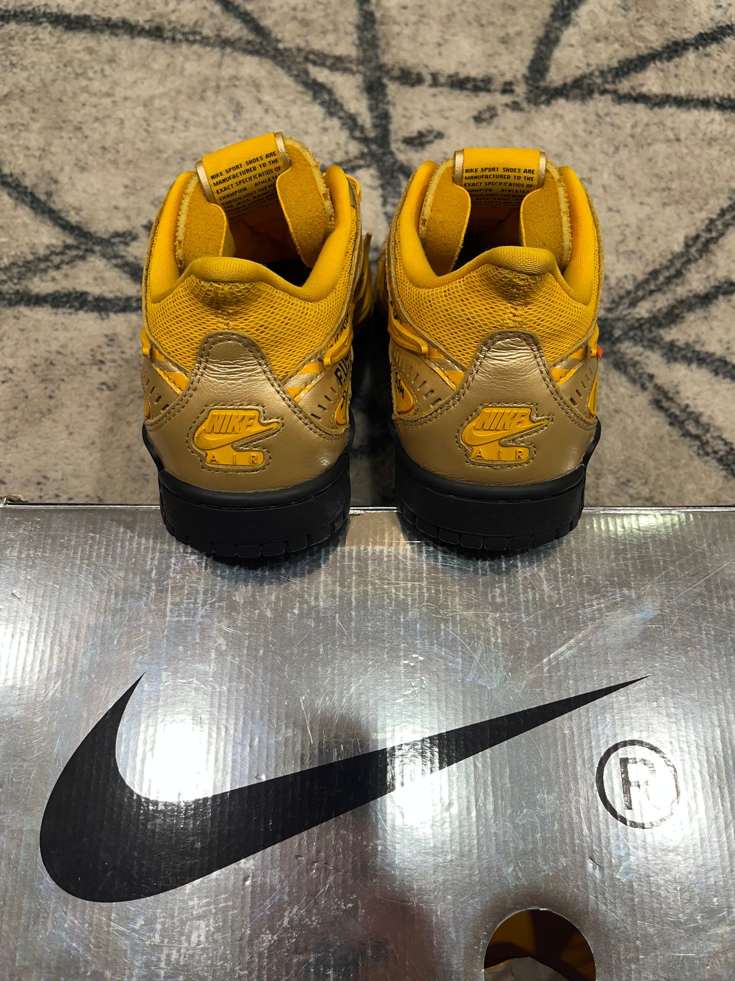 Nike Dunk Rubber Off White Yellow