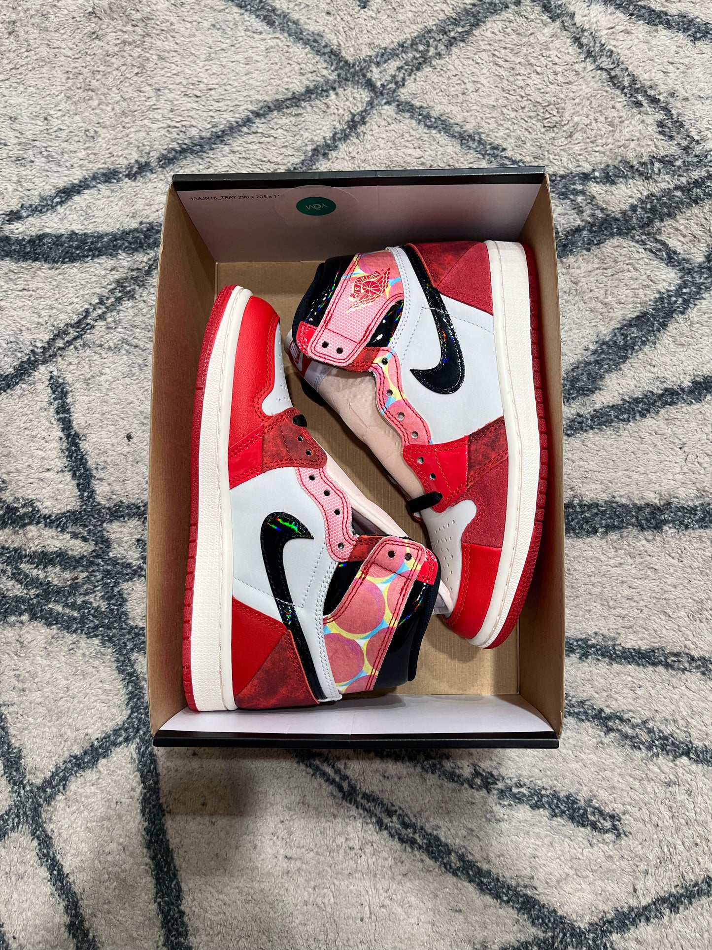 Air Jordan 1 Sipderman Accros The Multiverse