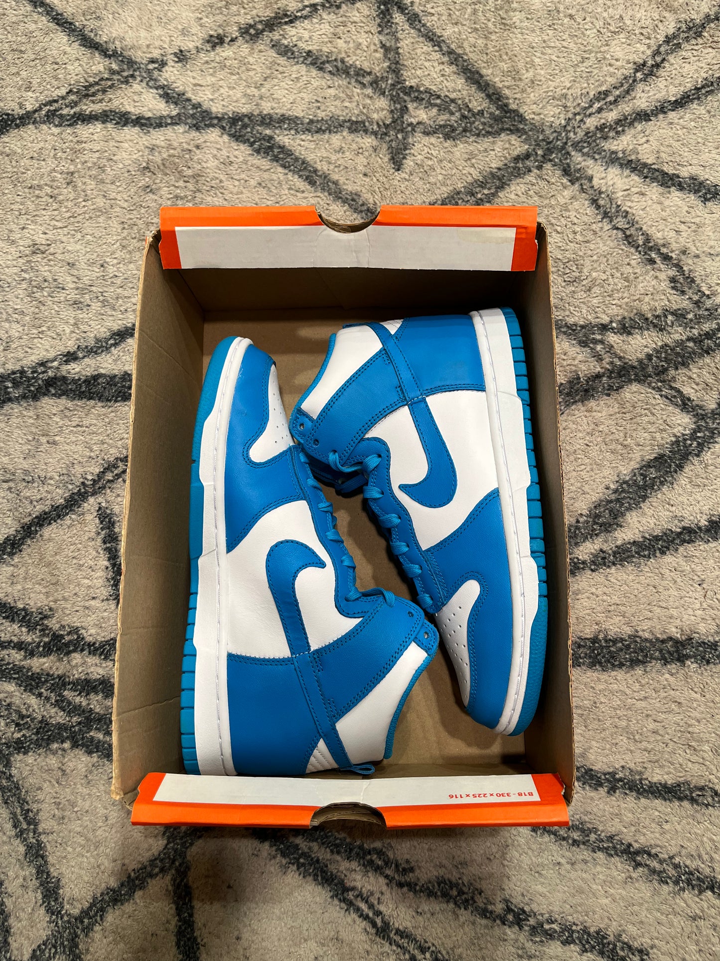 Nike Dunk High Laser Blue