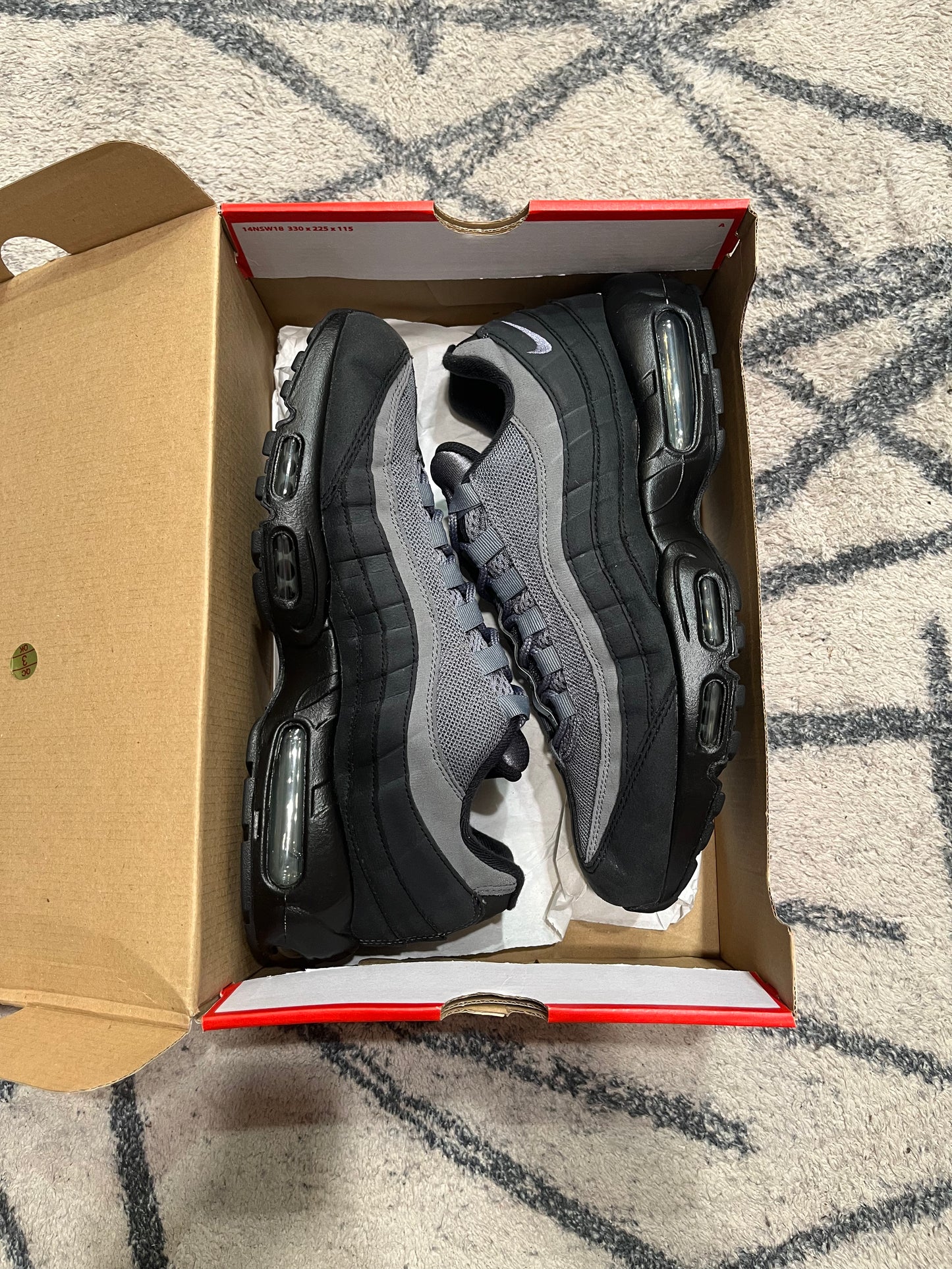 Nike Air Max 95 By You Black Grey