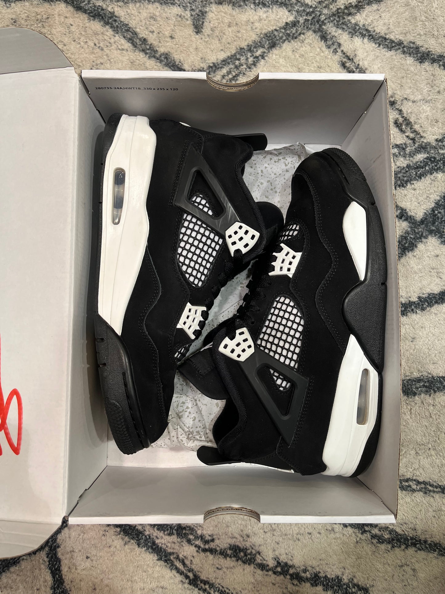 Air Jordan 4 White Thunder