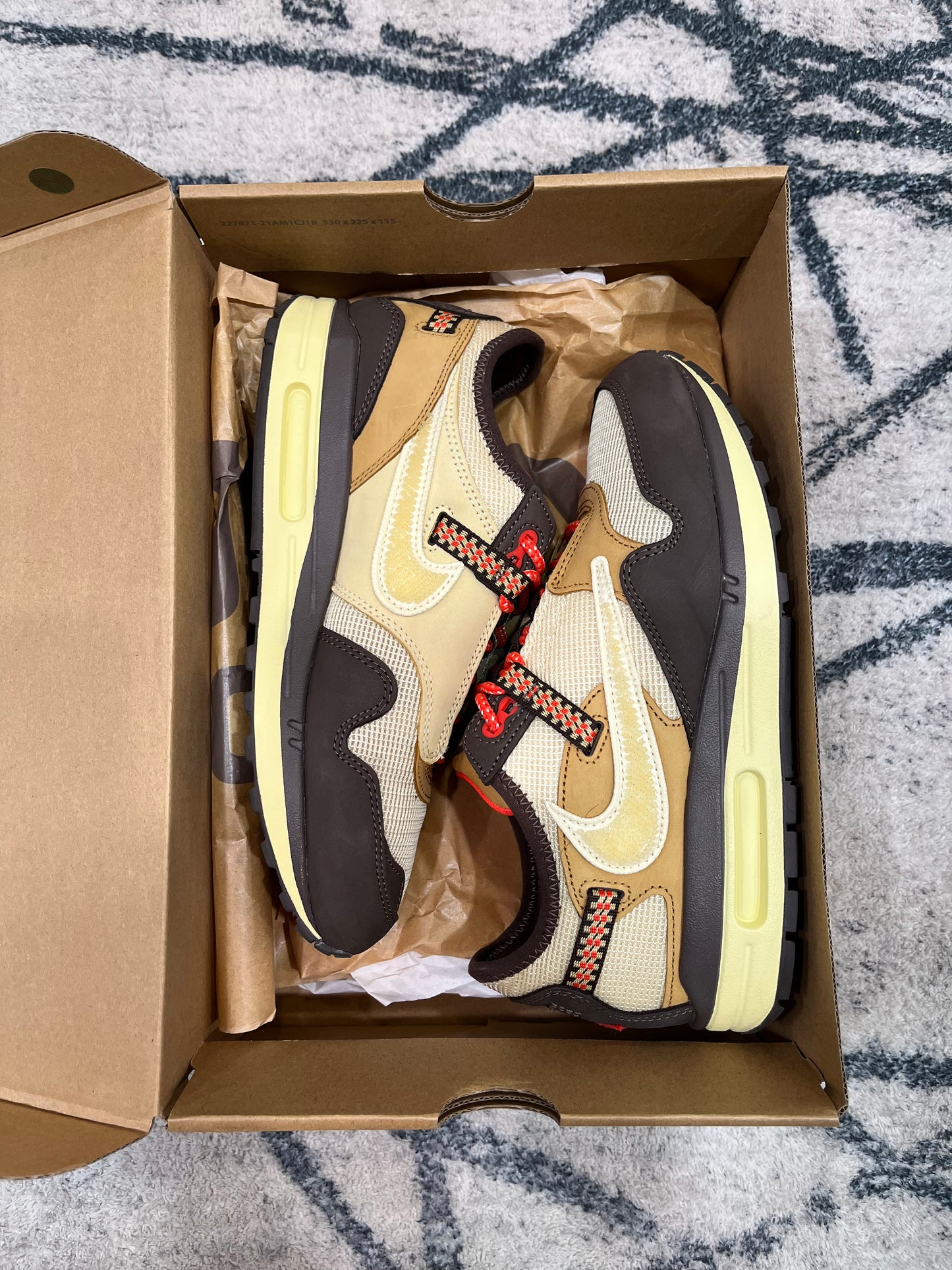Nike Air Max 1 Baroque Brown Travis