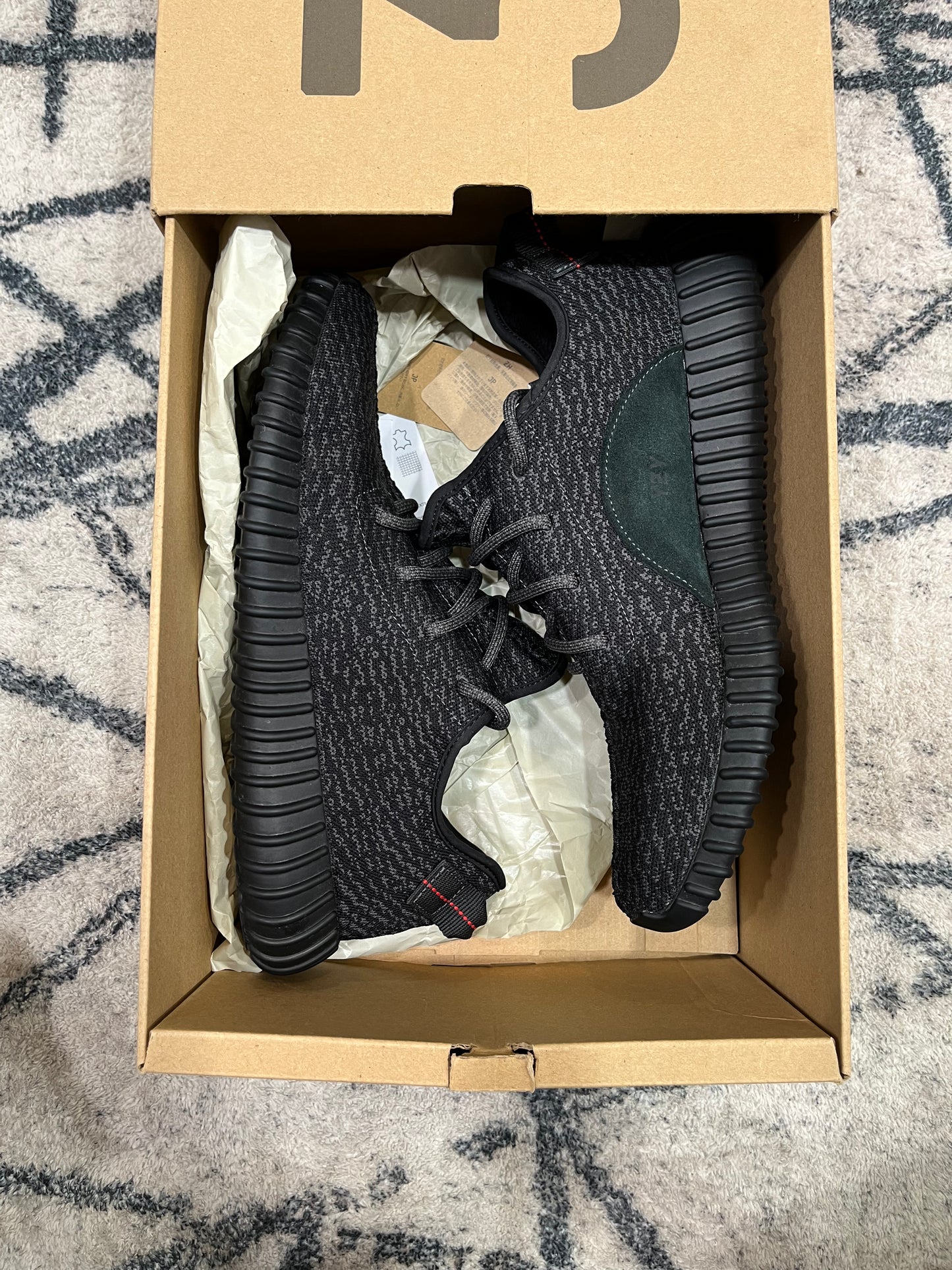 Yeezy 350 Pirate Black