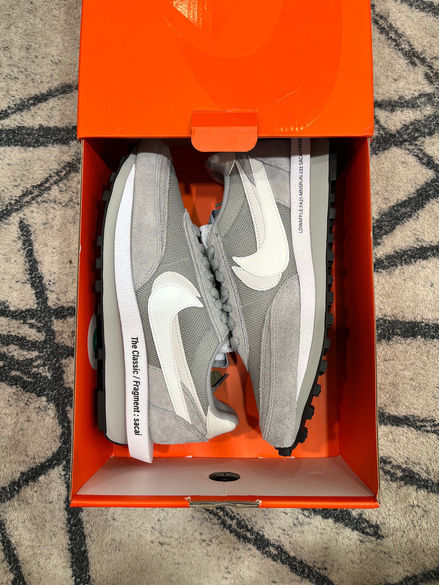 Nike Sacai LDWaffle Sacai Fragment Grey