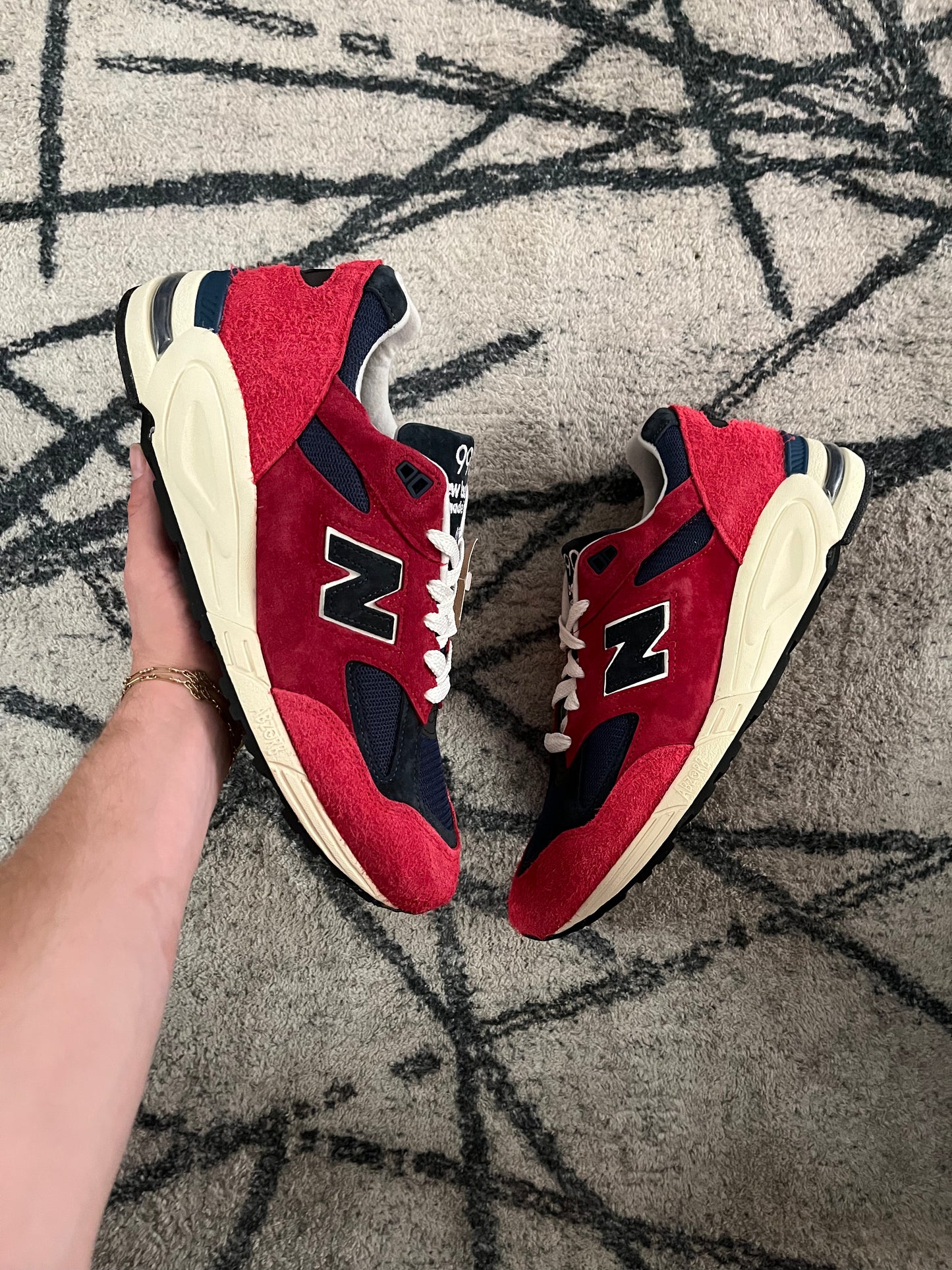 New Balance 990 Abzorb Red