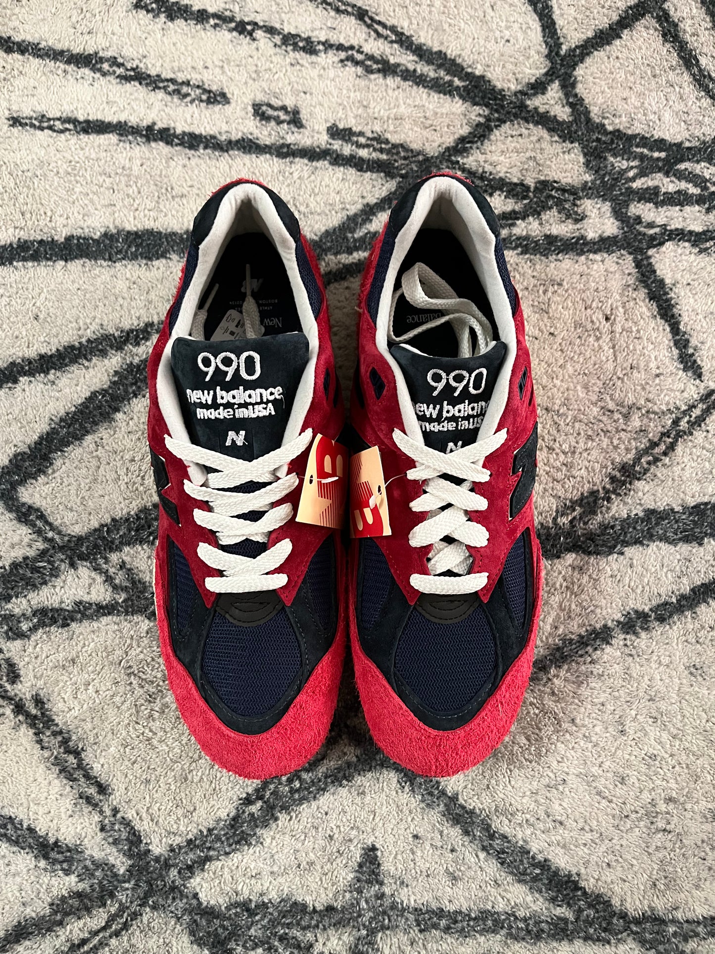 New Balance 990 Abzorb Red