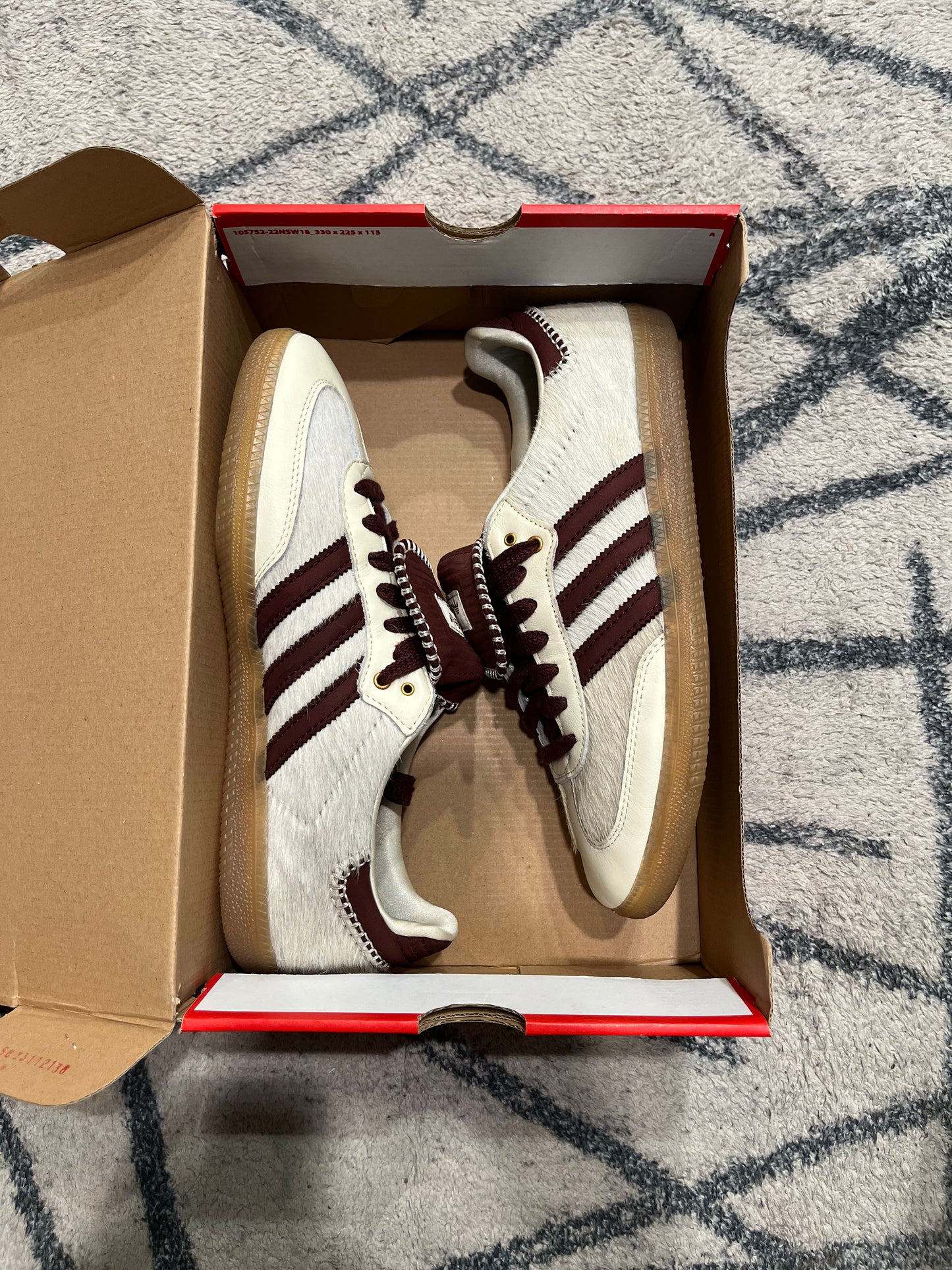 Adidas Samba Wales Bonner Burgundy