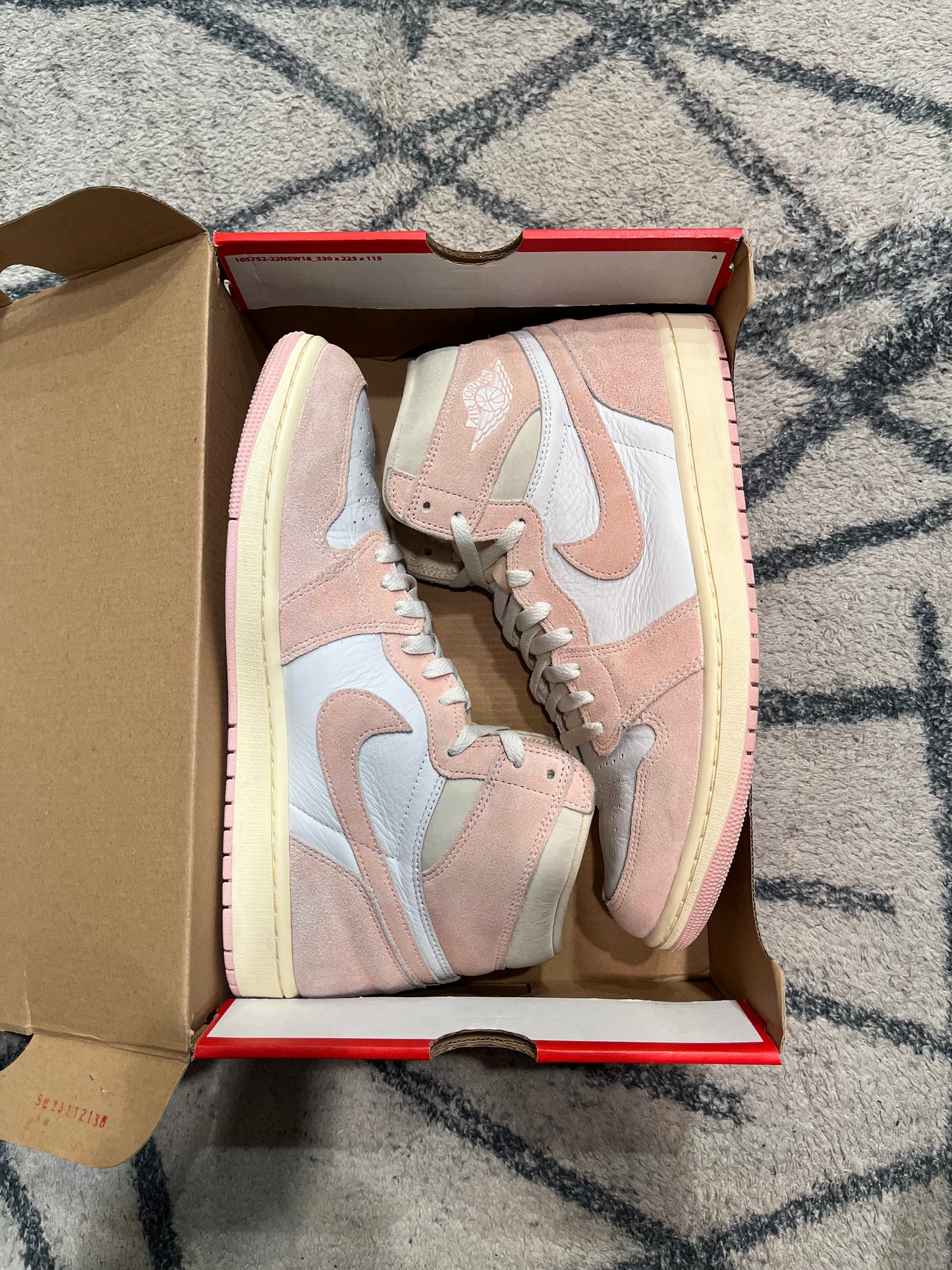 Air Jordan 1 High Washed Pink