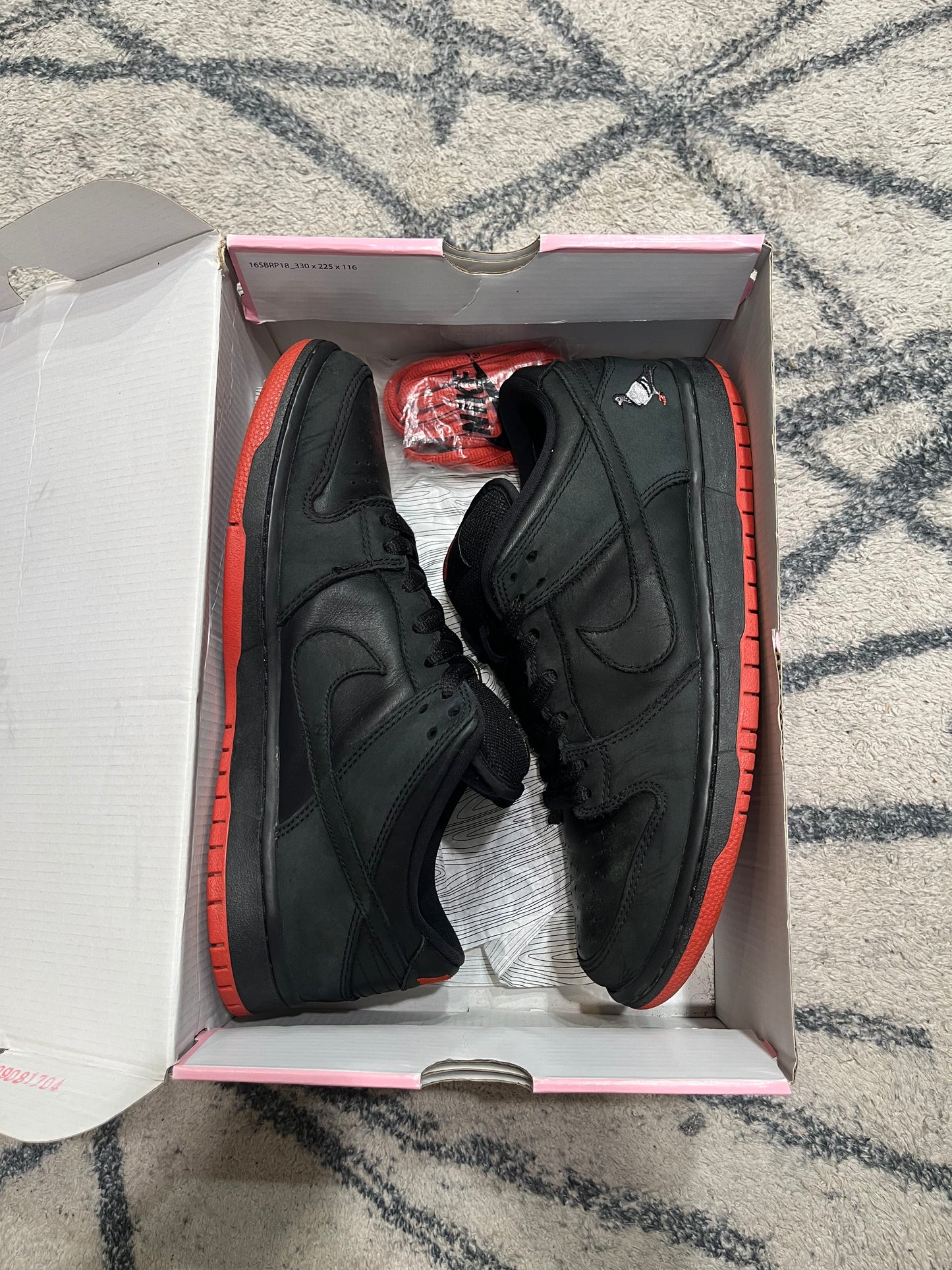 Nike Dunk SB Pigeon Black