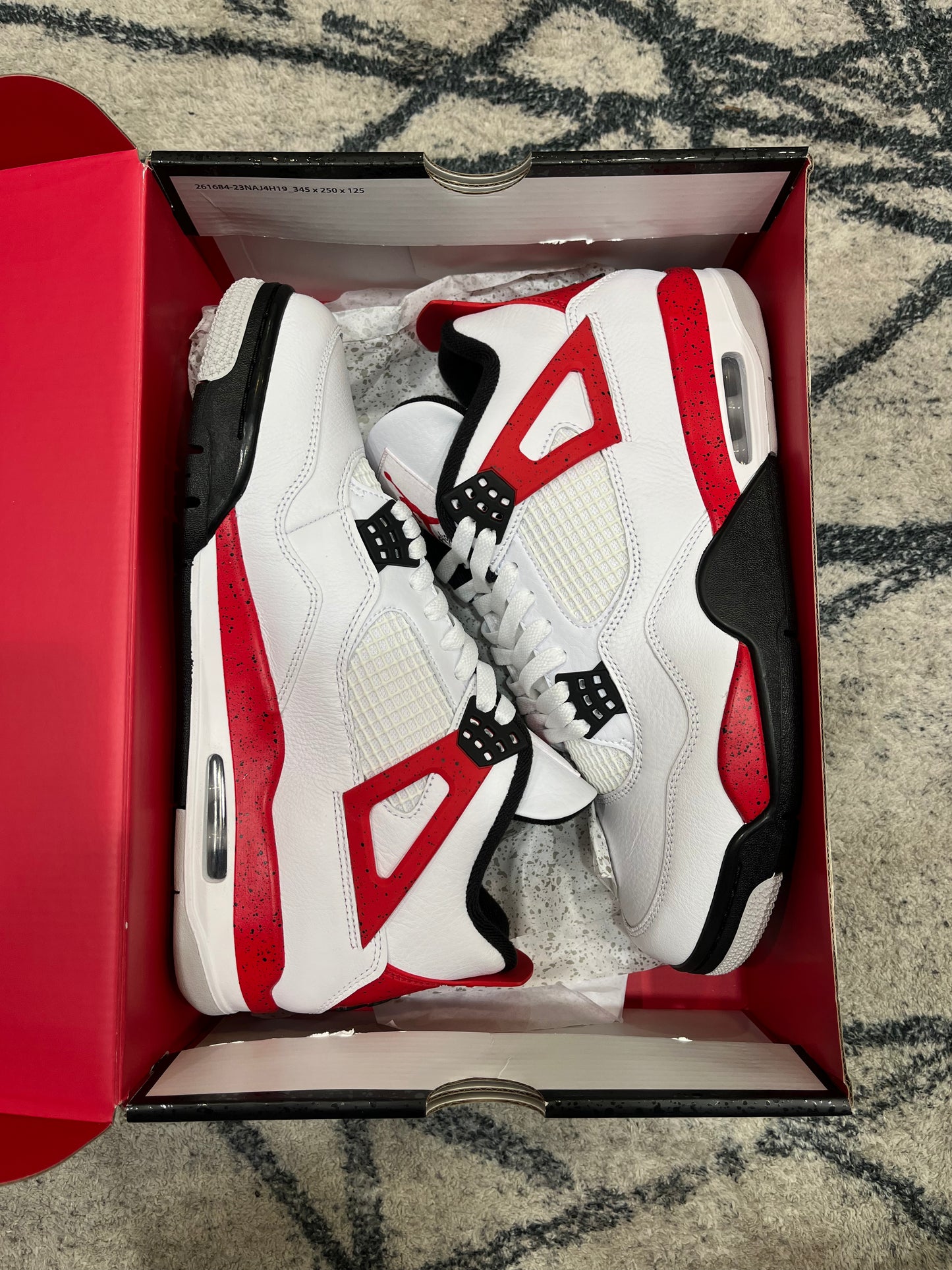 Air Jordan 4 Fire Red Cement