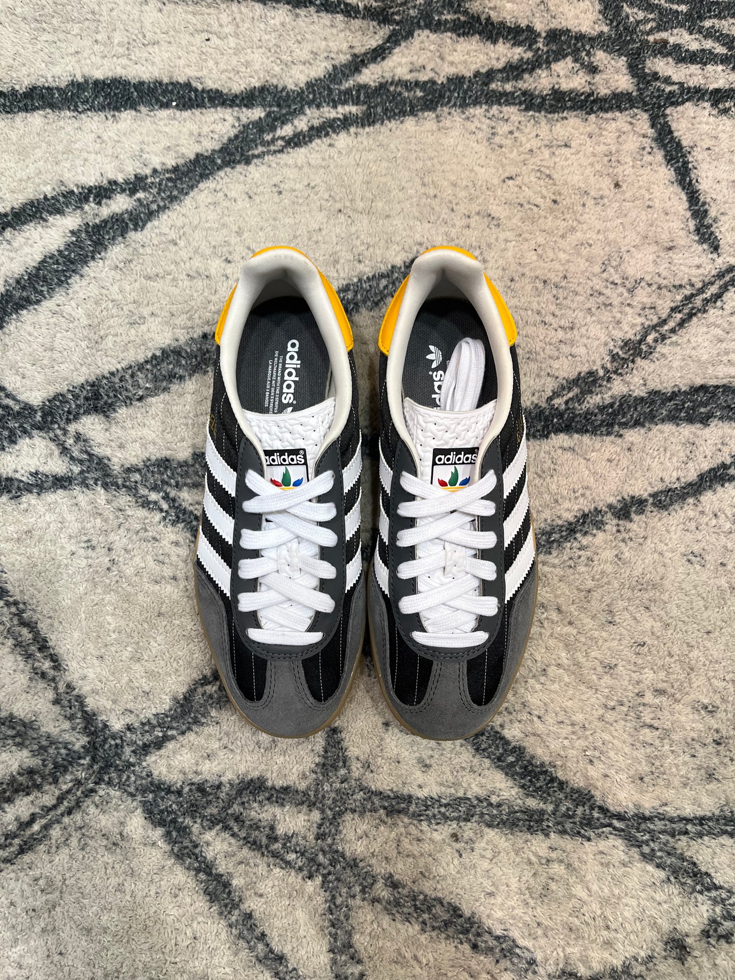 Adidas Gazelle Black Yellow