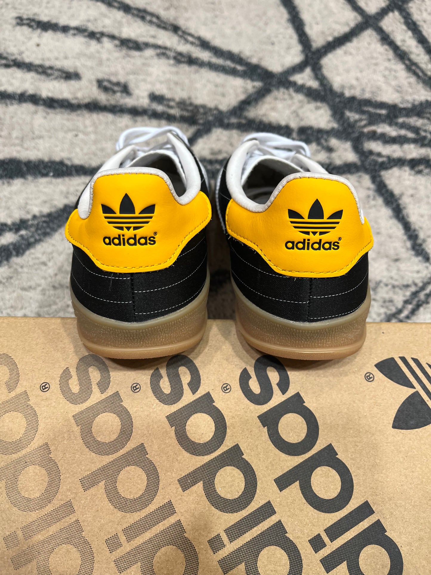 Adidas Gazelle Black Yellow