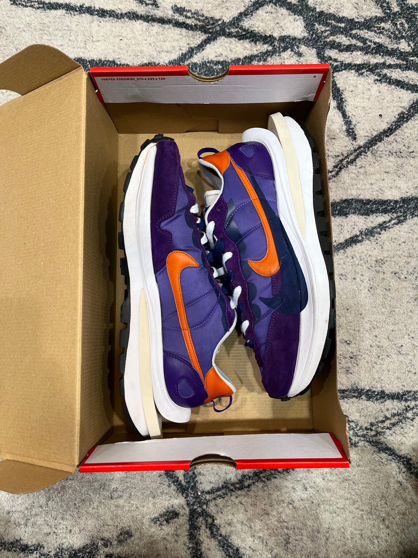 Nike Sacai Vaporwaffle Dark Iris