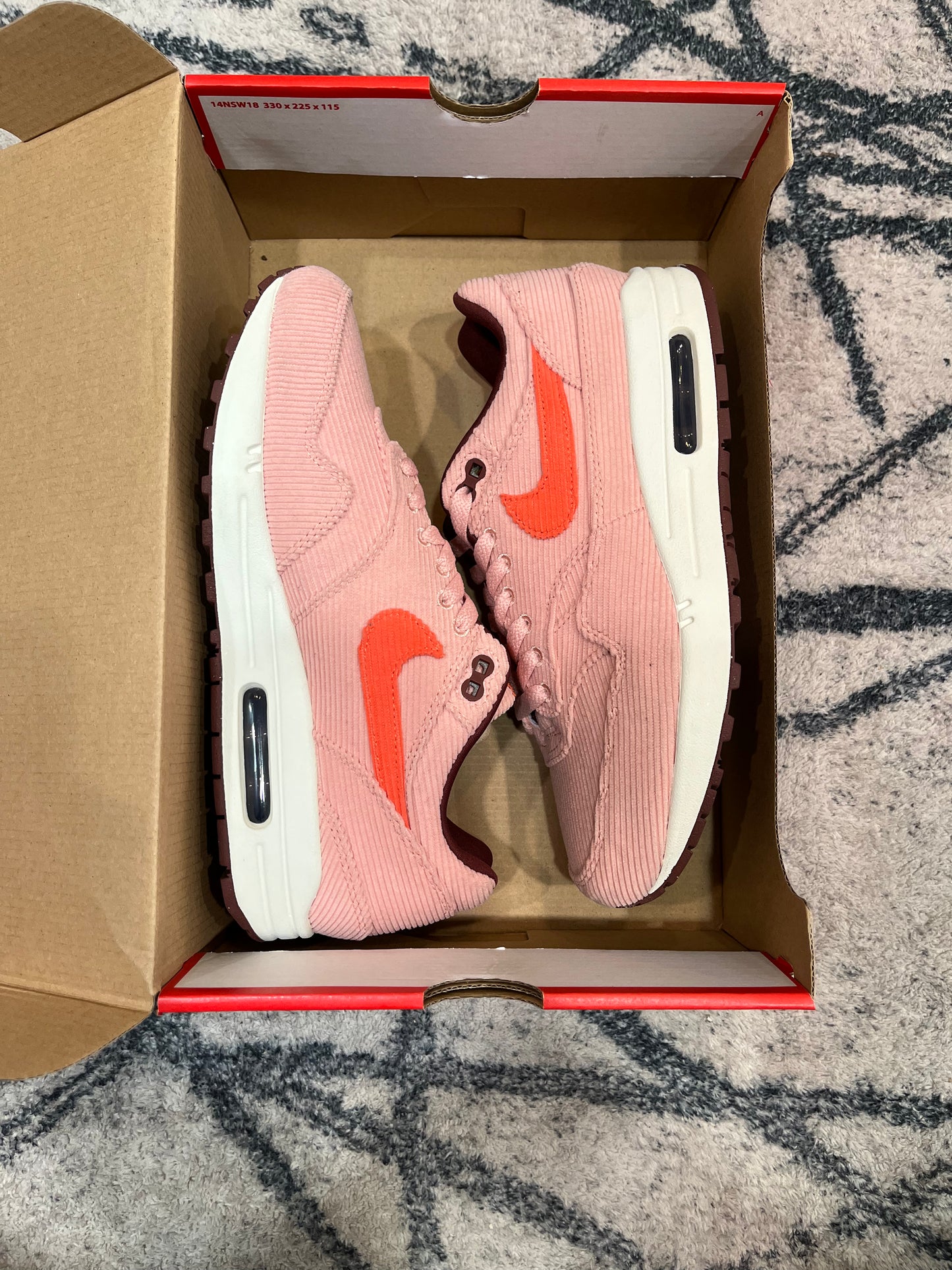 Nike Air Max 1 Corduroy Coral Dust
