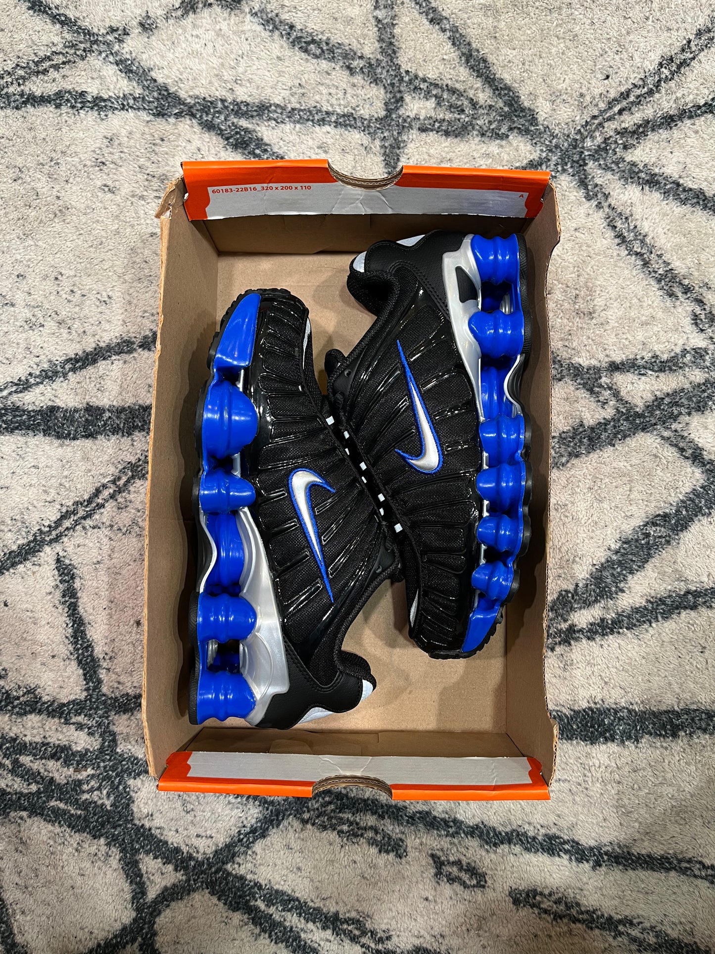 Nike Shox TL Black Blue