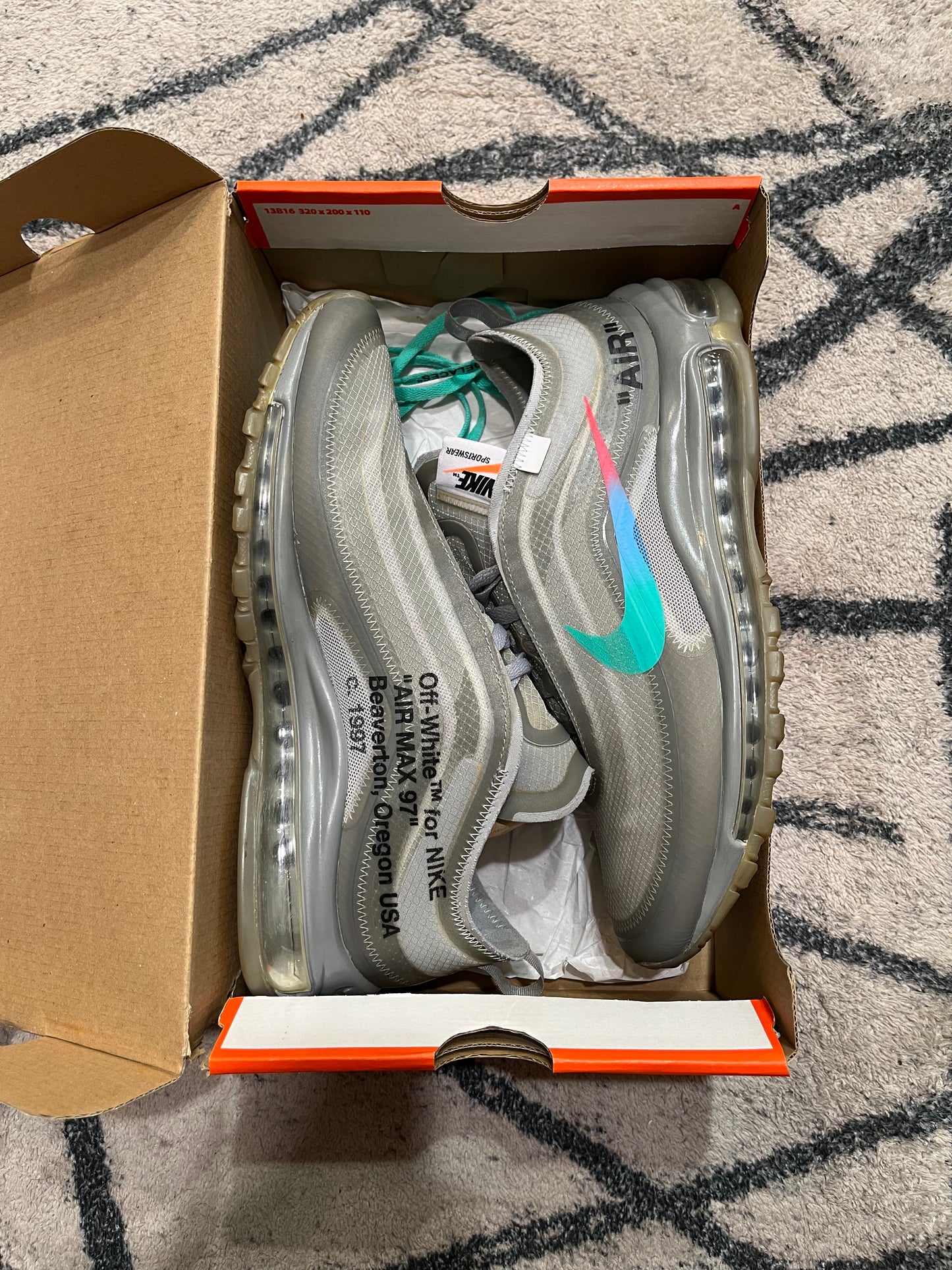 Nike Air Max 97 Off White Menta