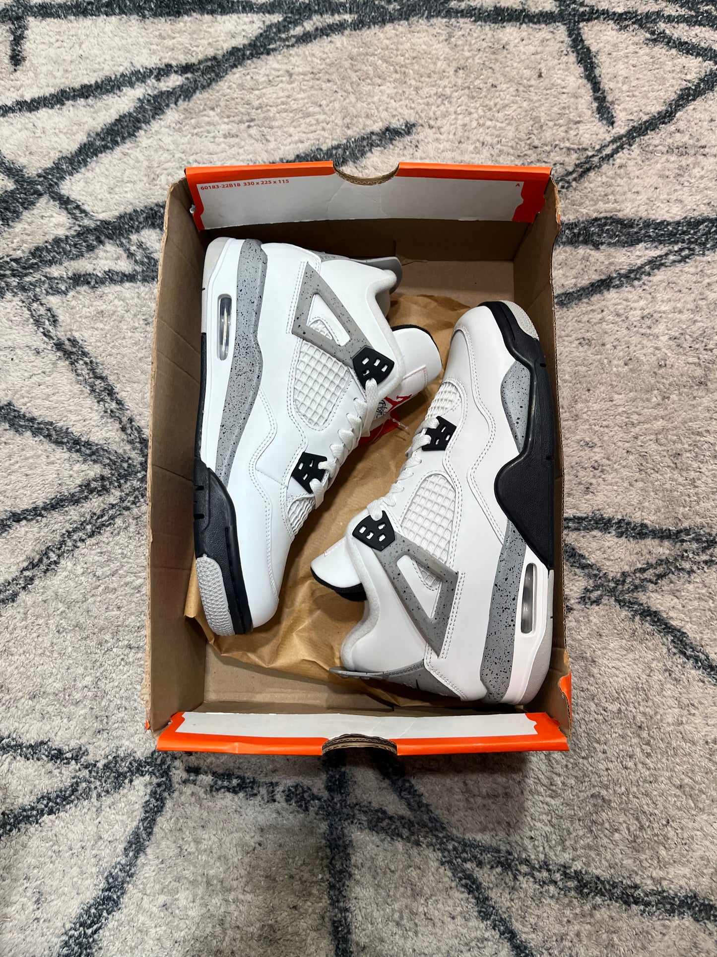 Air Jordan 4 White Cement