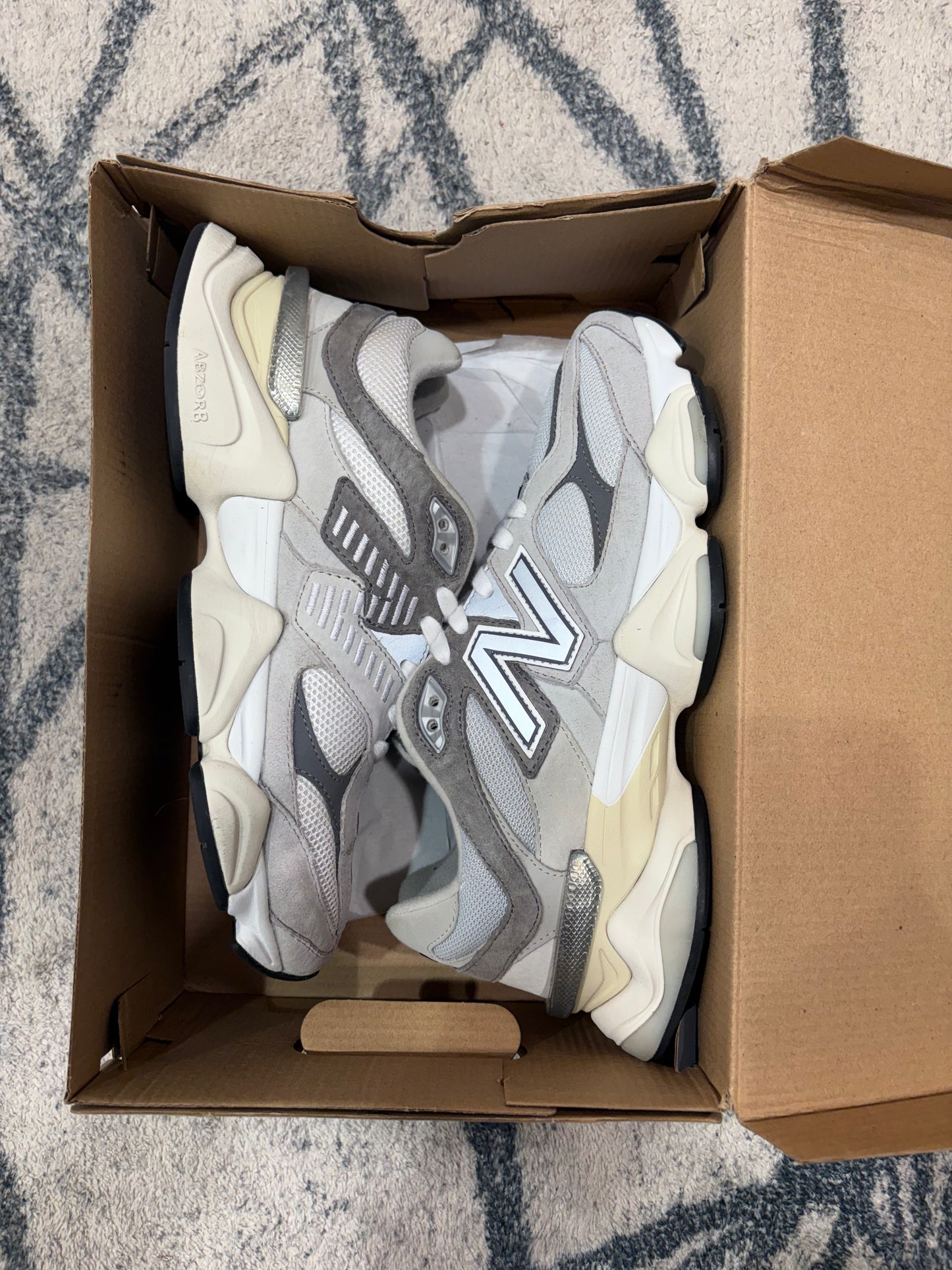 New Balance 9060 Grey White SIlver