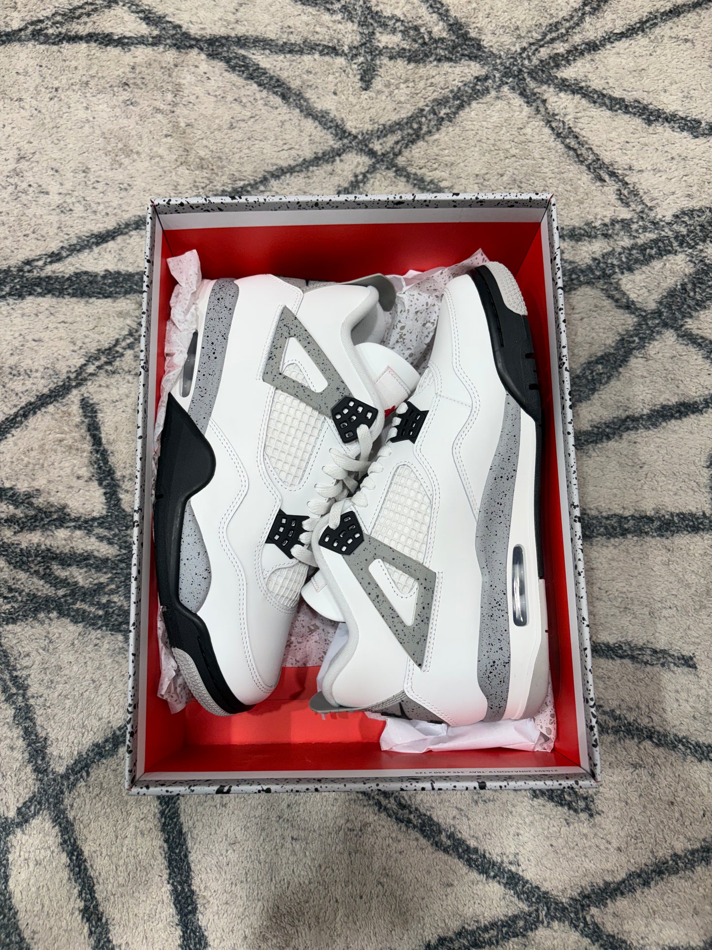 Air Jordan 4 White Cement