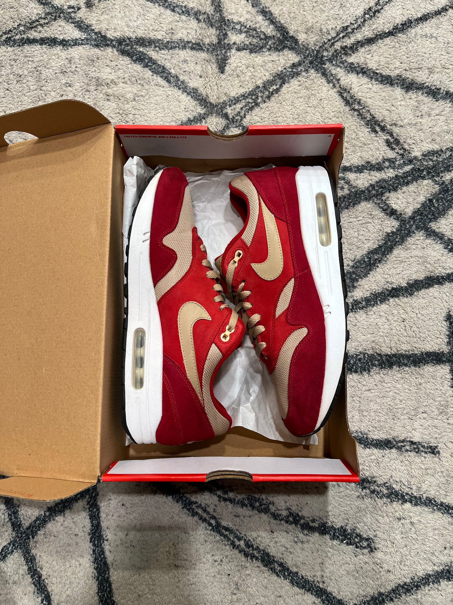 Nike Air Max 1 Red Curry