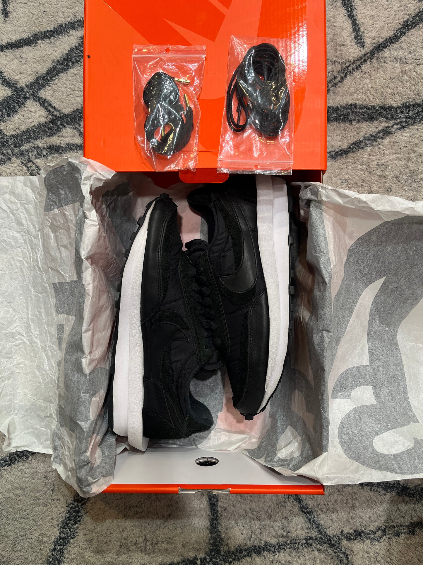 Nike LDWaffle Black Nylon