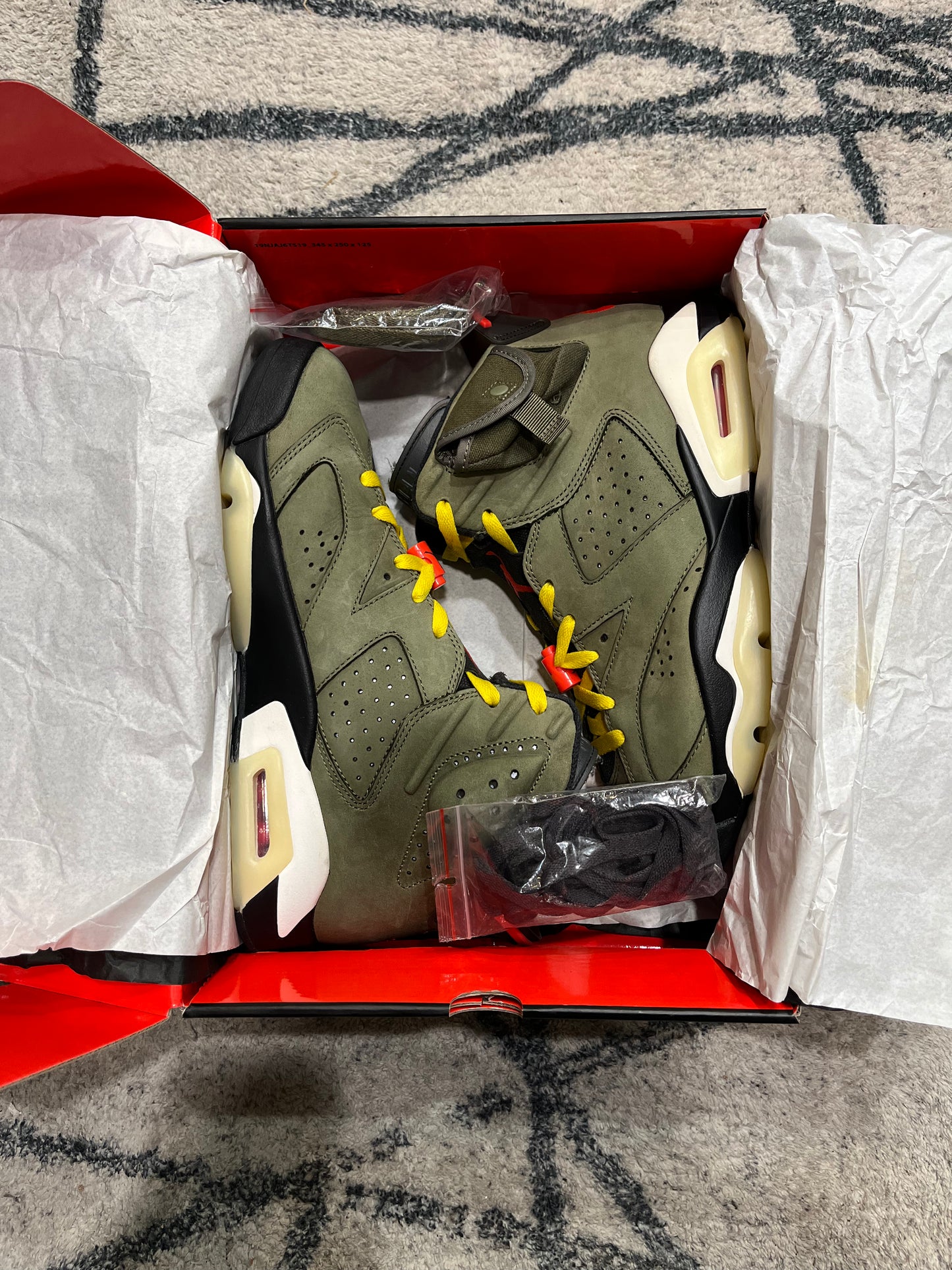 Air Jordan 6 Travis Olive