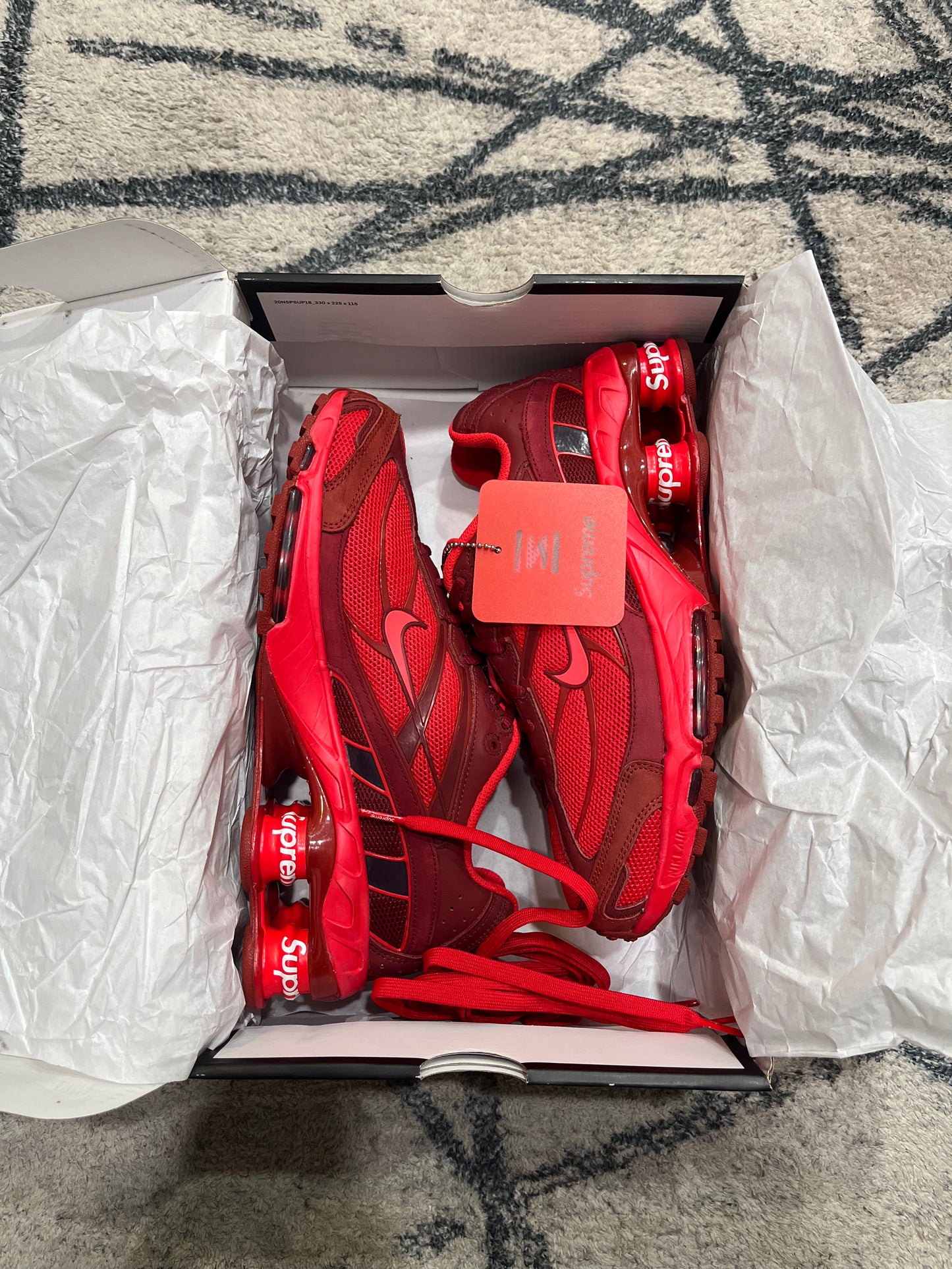 Nike Shox Ride 2 Supreme Red