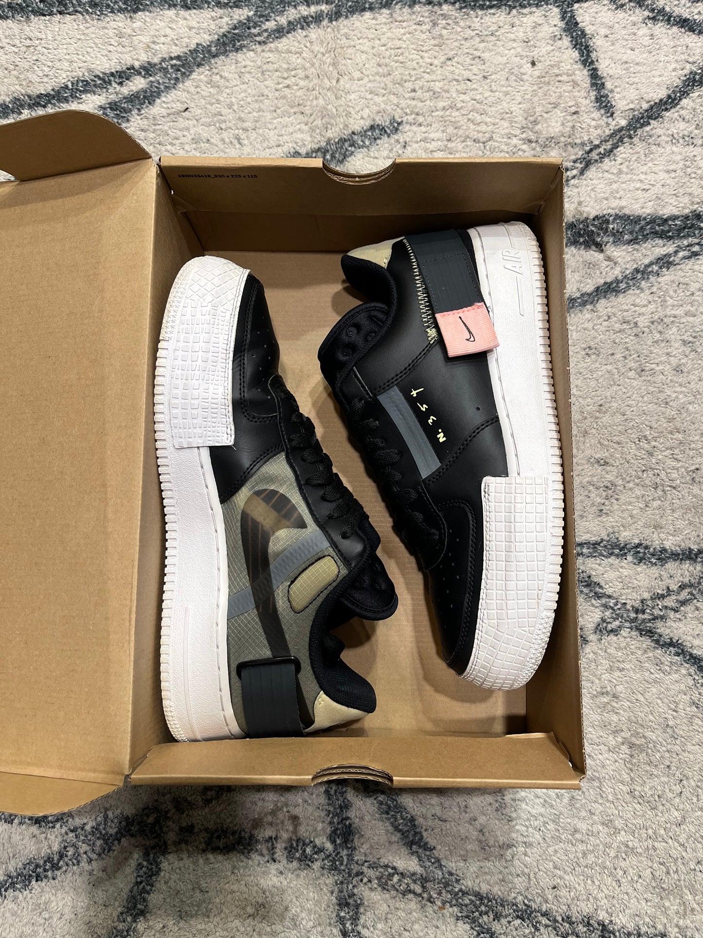 Nike Air Force 1 N.354 Black