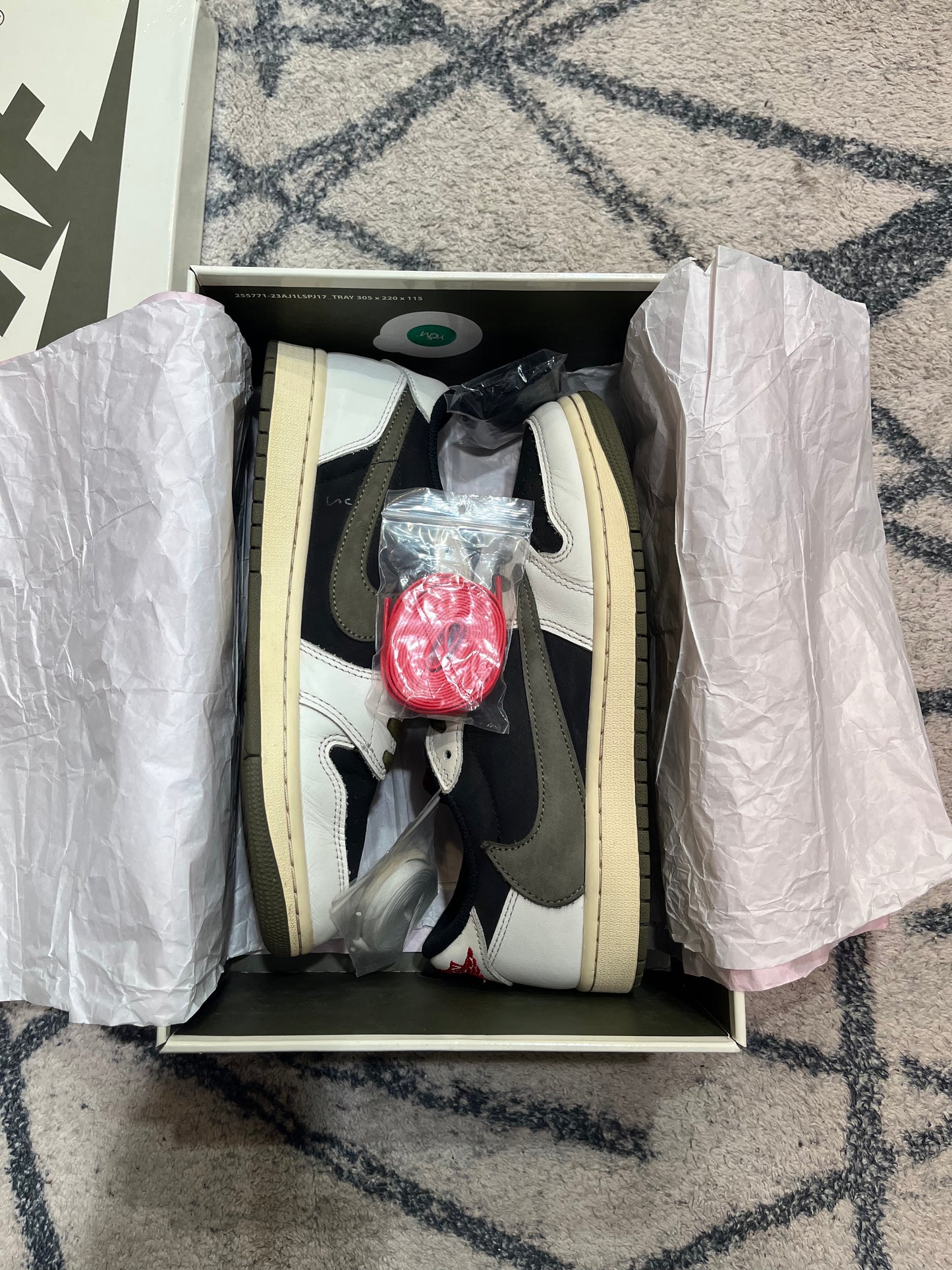 Air Jordan 1 Travis Olive