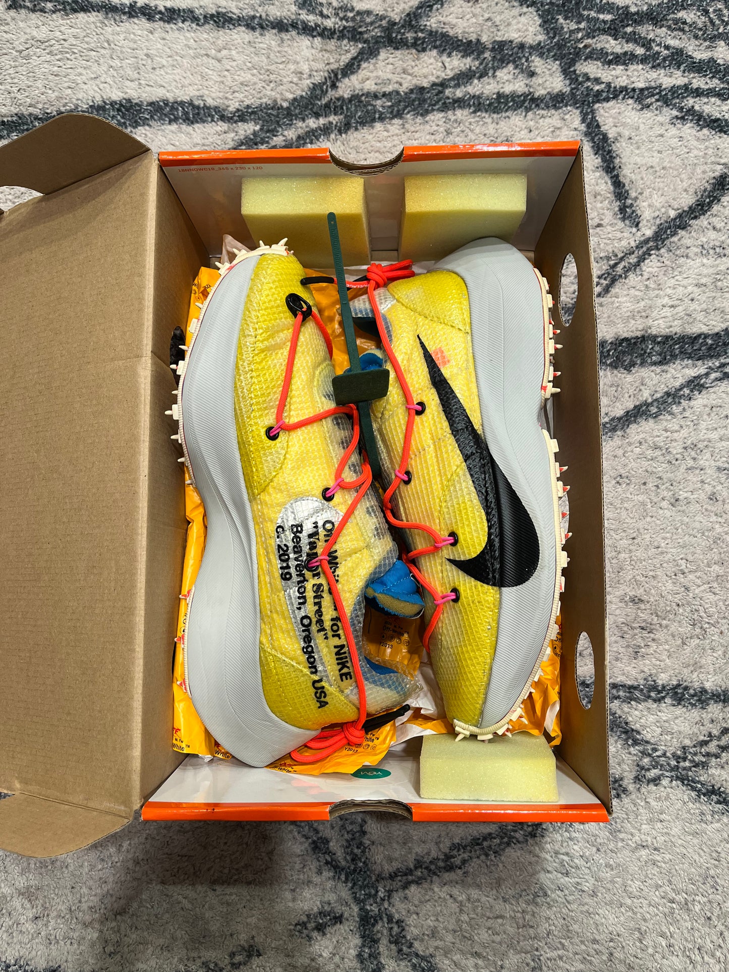 Nike Vaporstreet Off White Yellow