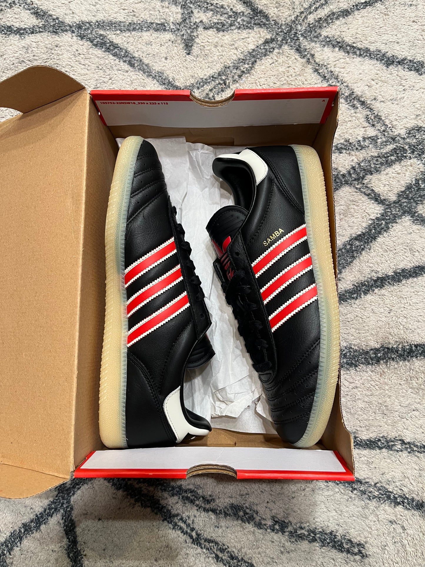 Adidas Samba Core Black Red