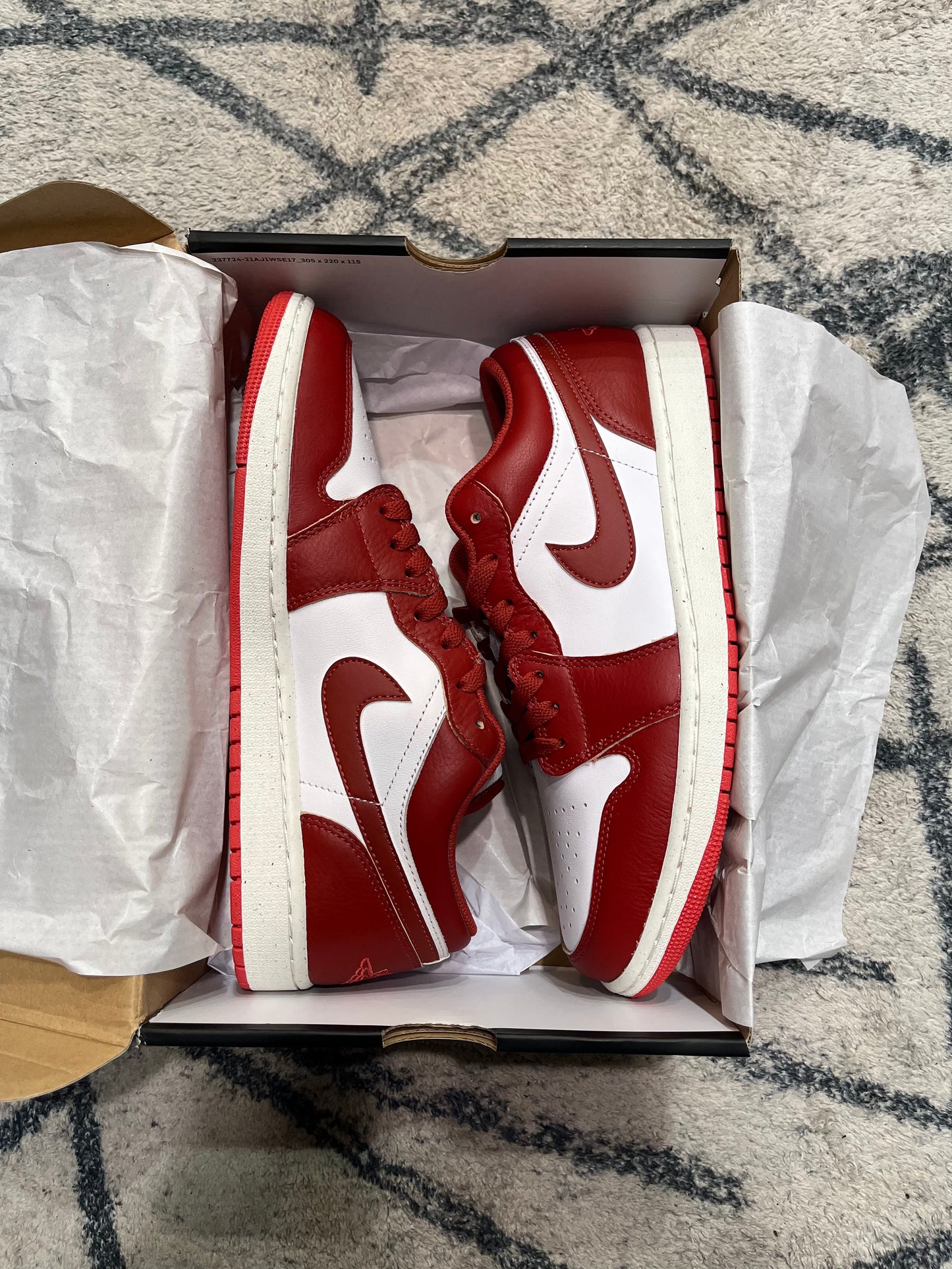 Air Jordan 1 Low Dune Red