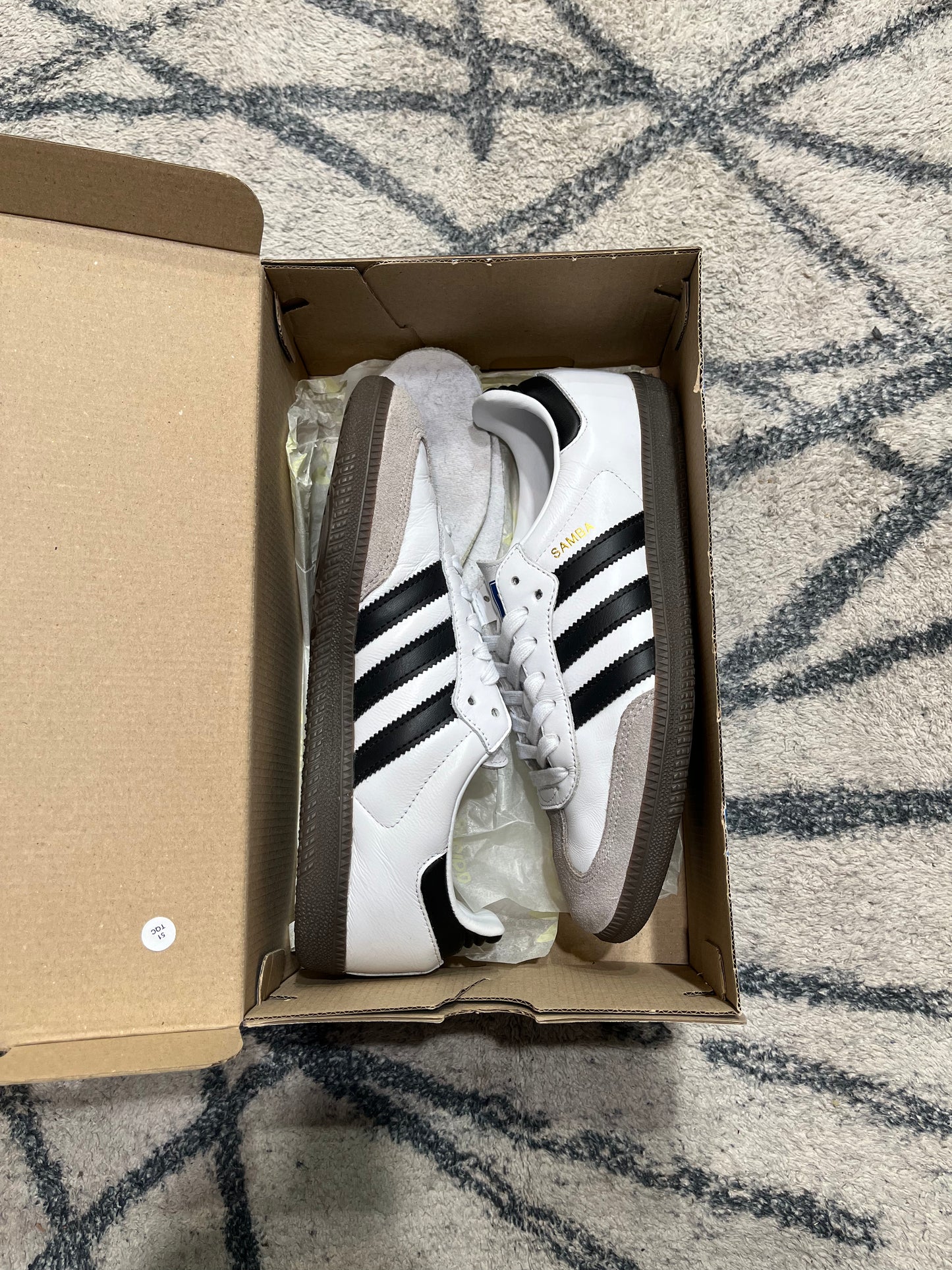 Adidas Samba Black White