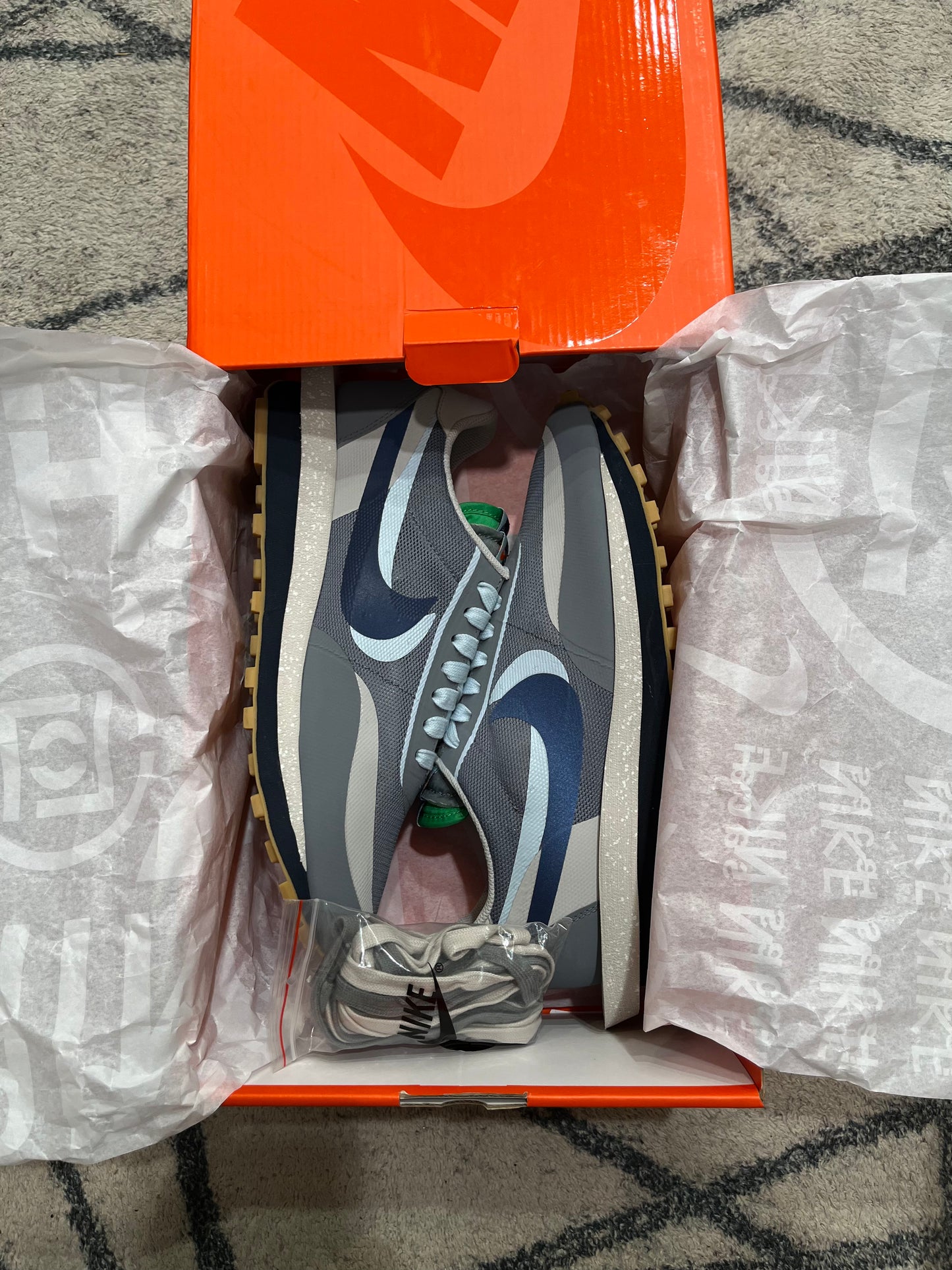 Nike Sacai LDWaffle Clot Cool Grey