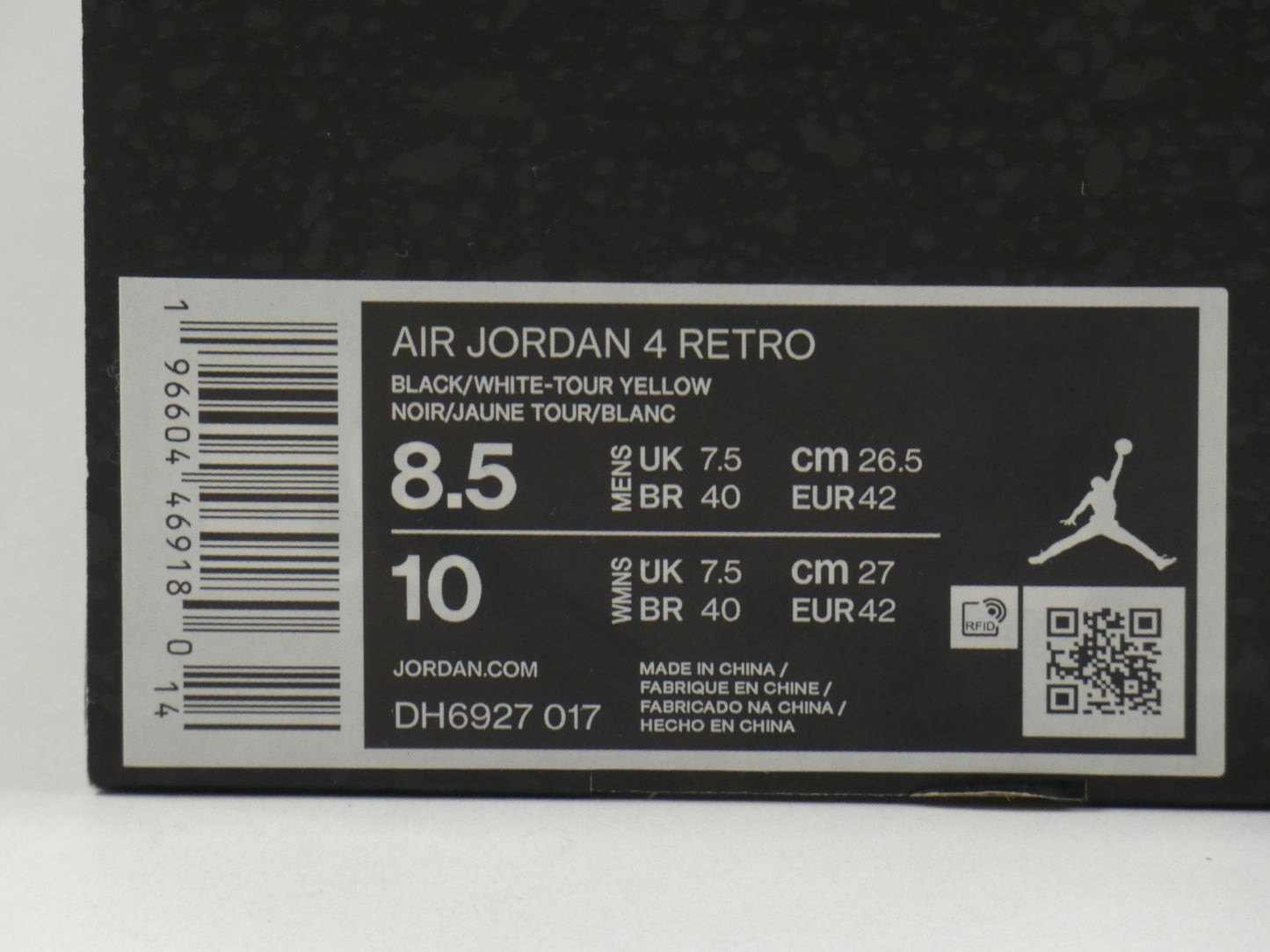 Air Jordan 4 Yellow Thunder