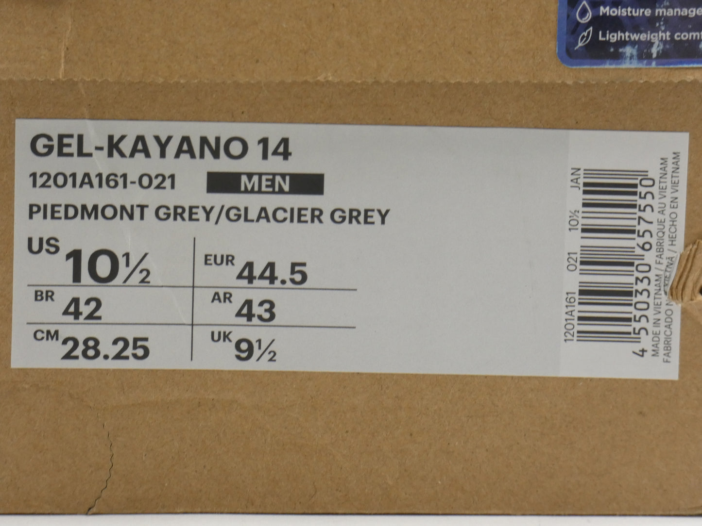 Asics Gel Kayano 14 Glacier Grey