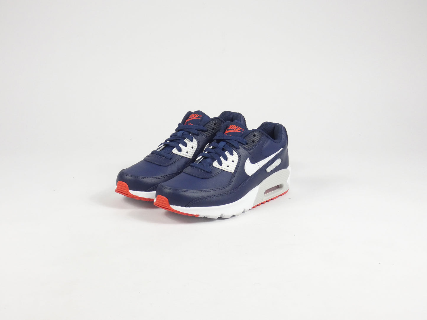 Nike Air Max 90 Leather Obsidian Track Red