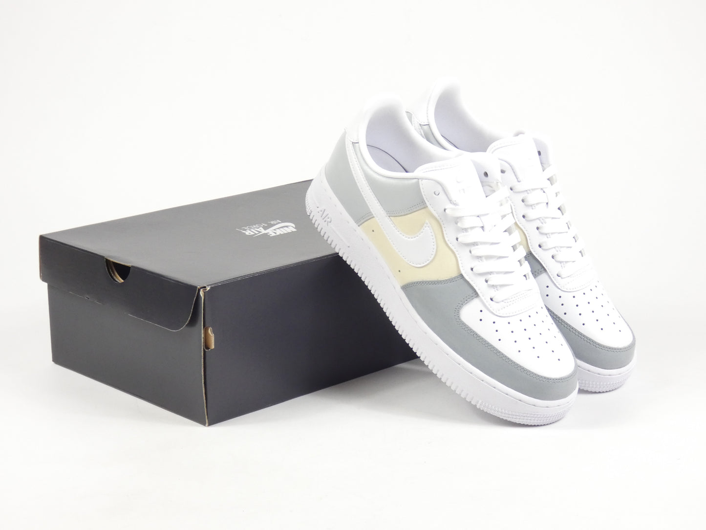 Nike Air Force 1 Fresh Custom Limestone Grey