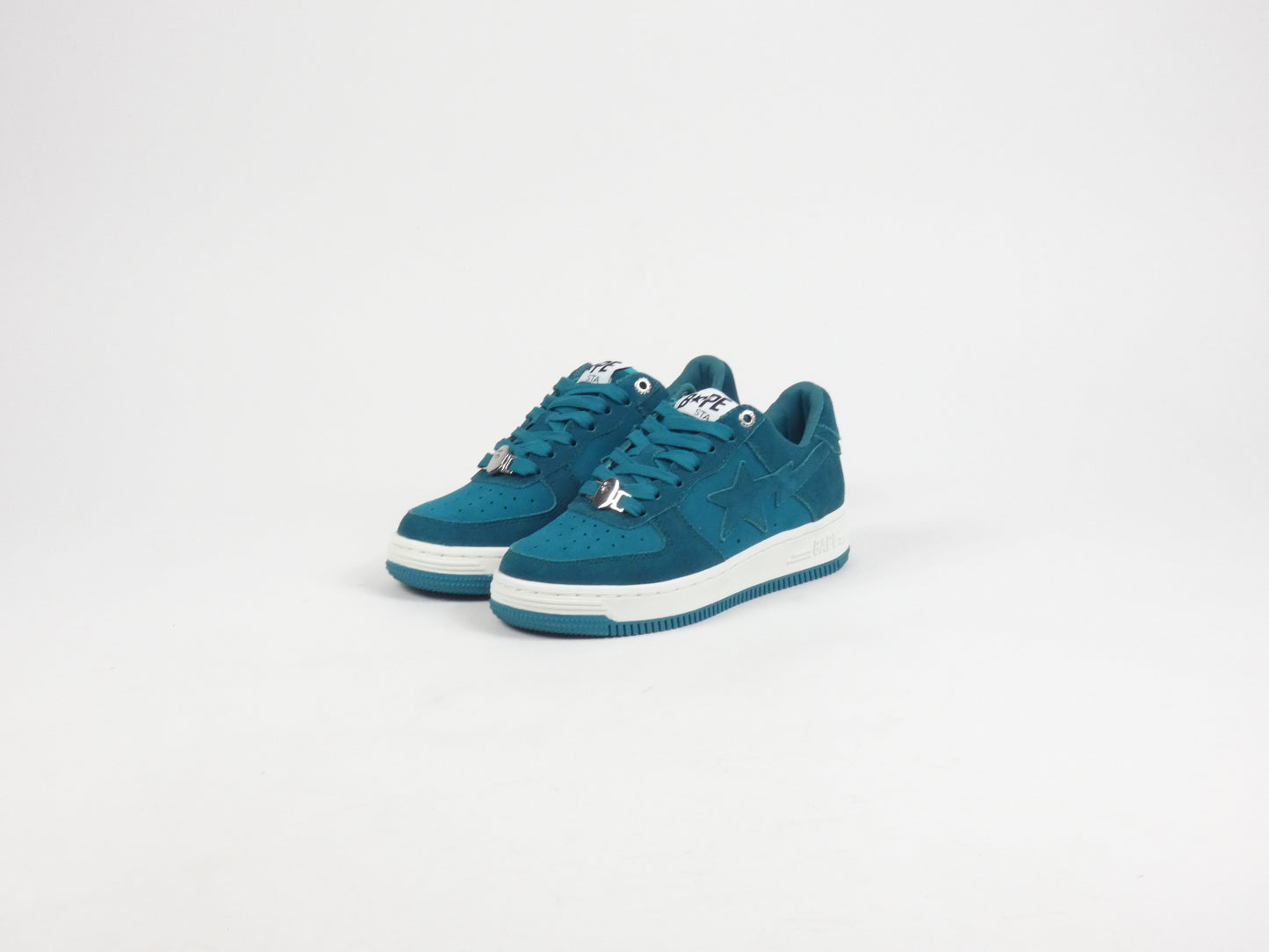 Bapesta Green Suede