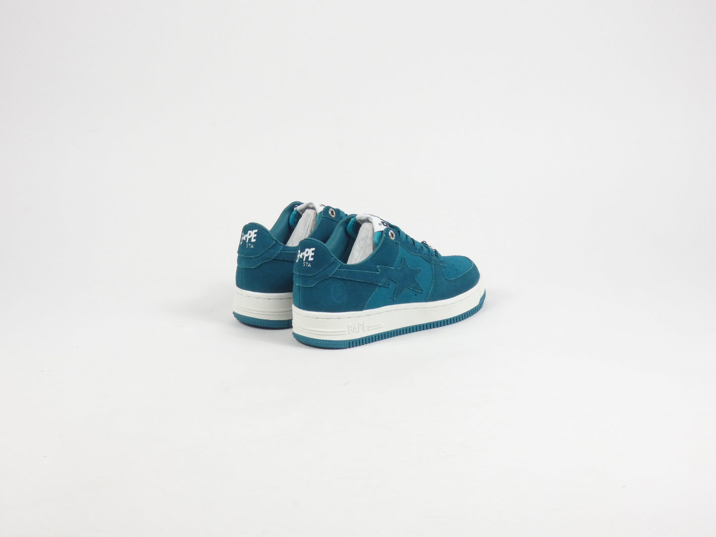 Bapesta Green Suede